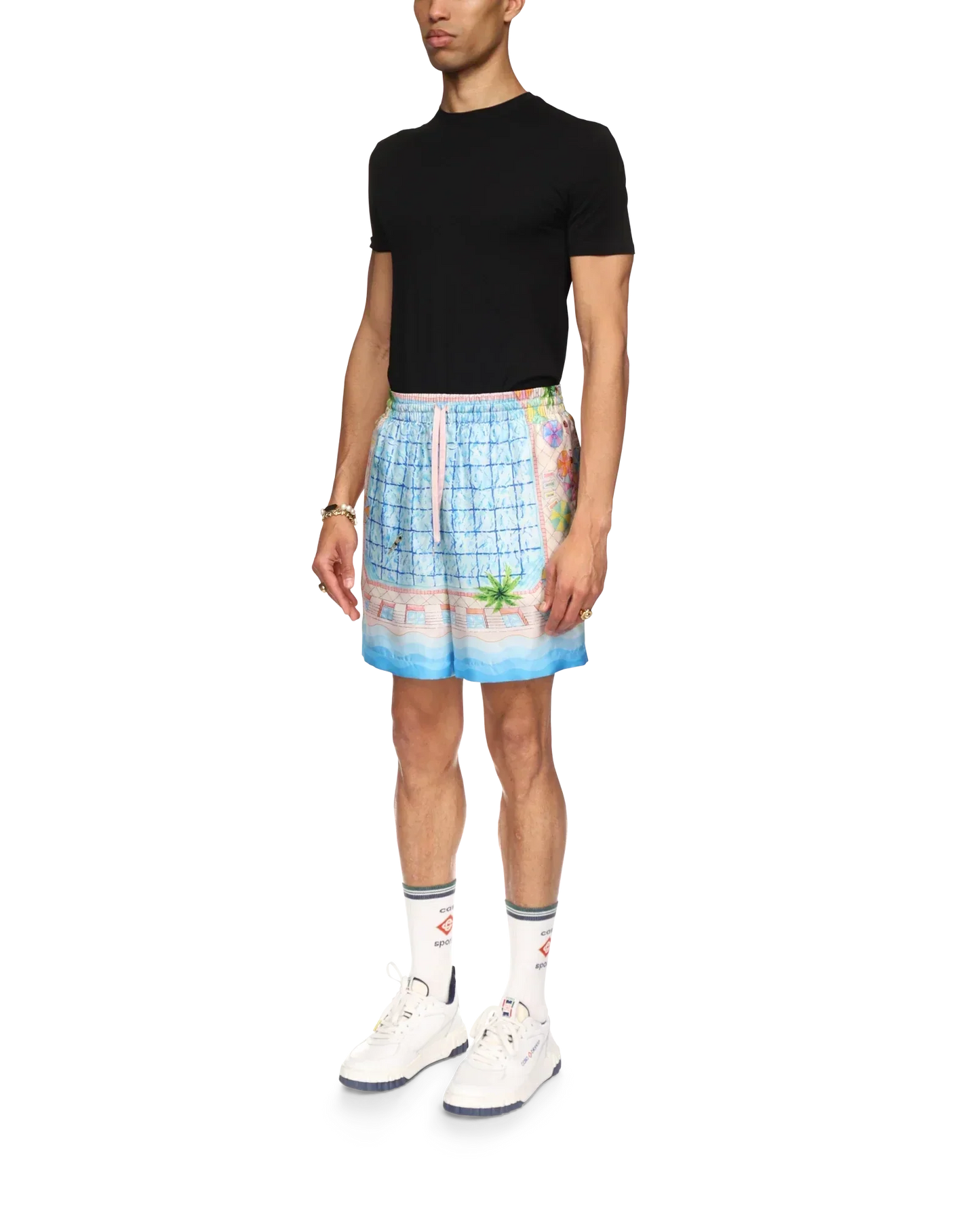Le Plongeon Silk Shorts | Casablanca Paris | Image 3