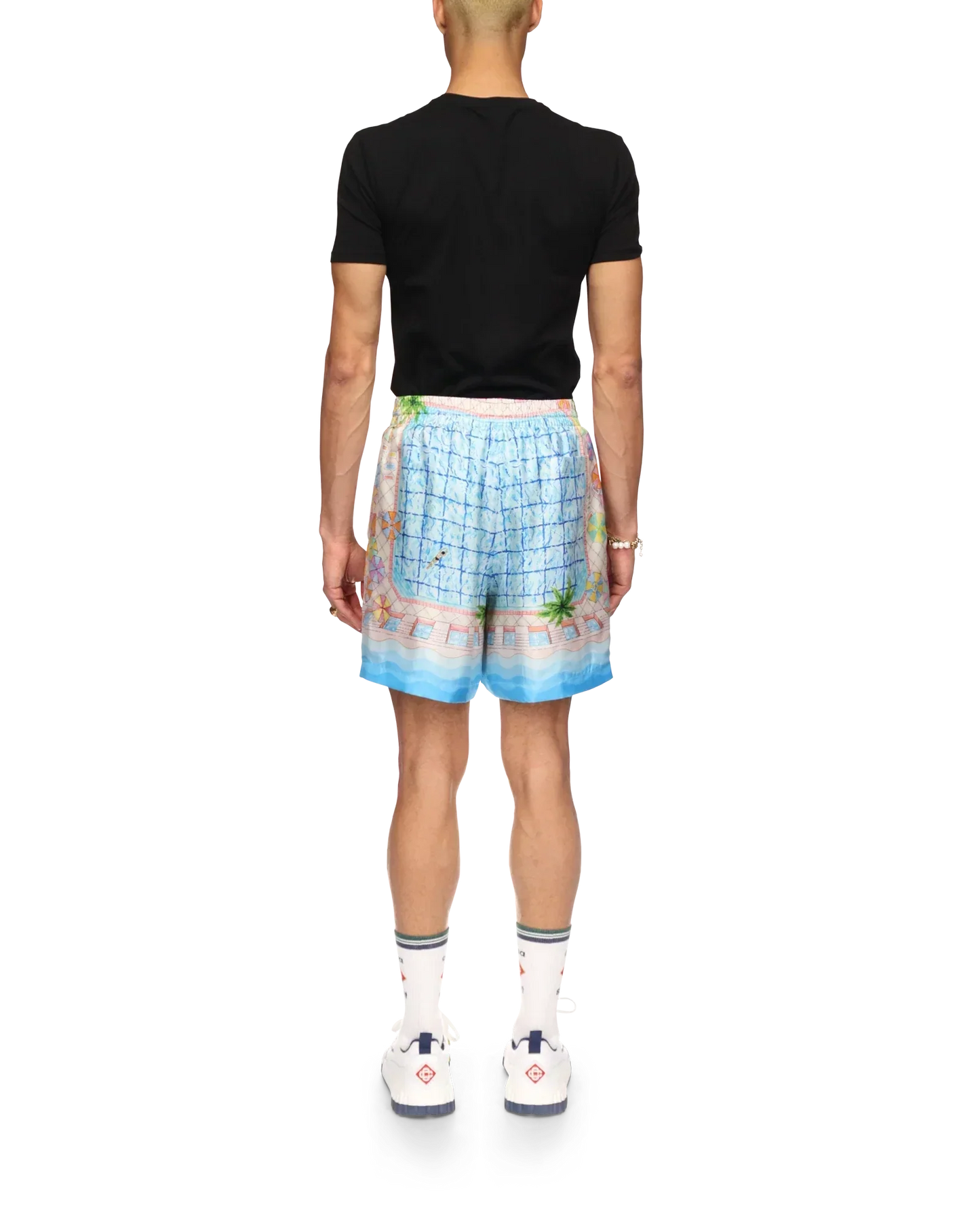 Le Plongeon Silk Shorts | Casablanca Paris | Image 4