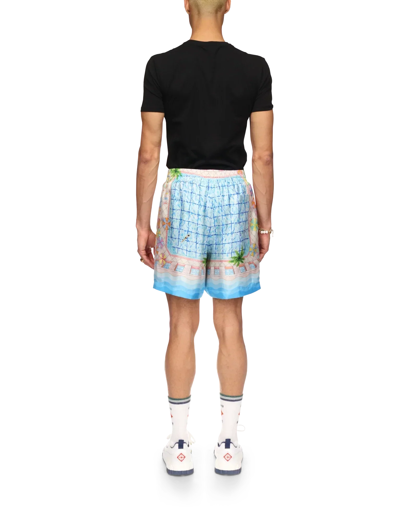 Le Plongeon Silk Shorts | Casablanca Paris | Image 4