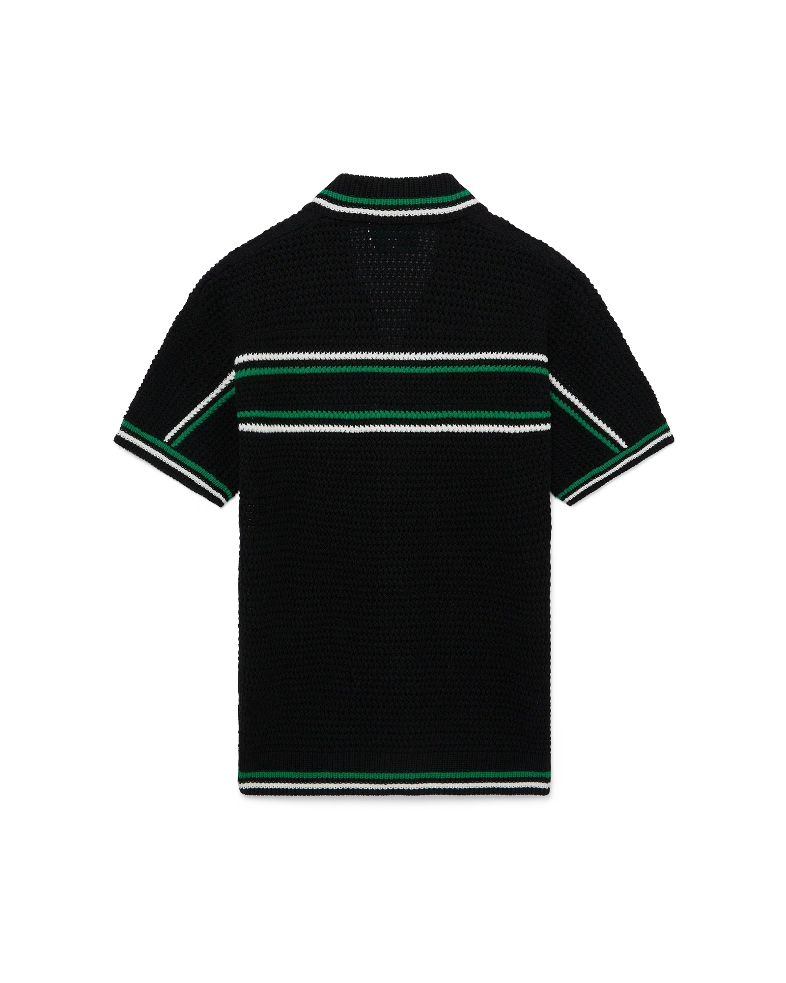 Tennis Short Sleeve Crochet Shirt | Casablanca Paris | Image 6