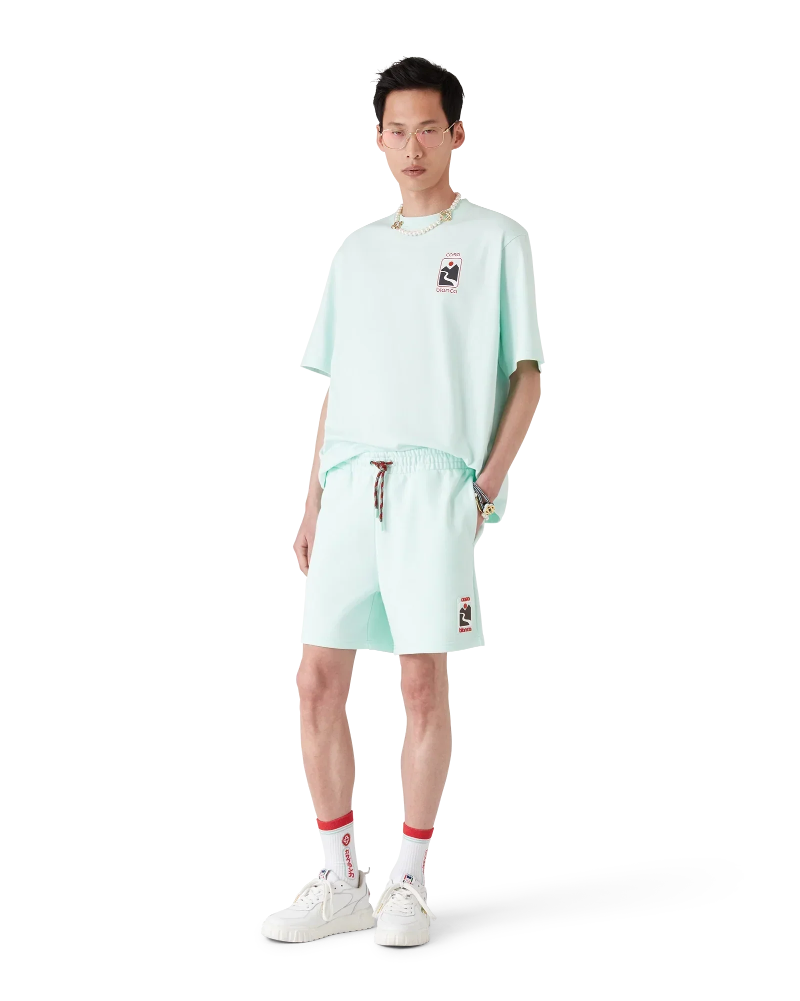 Sunset Valley Sweatshorts | Casablanca Paris | Image 2