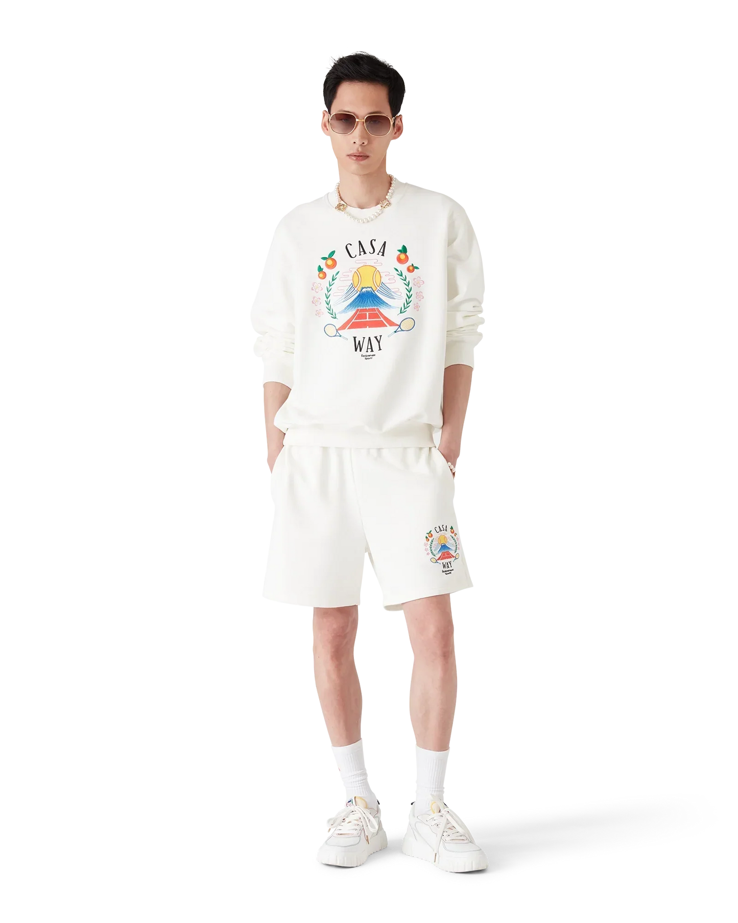 Casa Way Mountain Sweatshorts | Casablanca Paris | Image 2