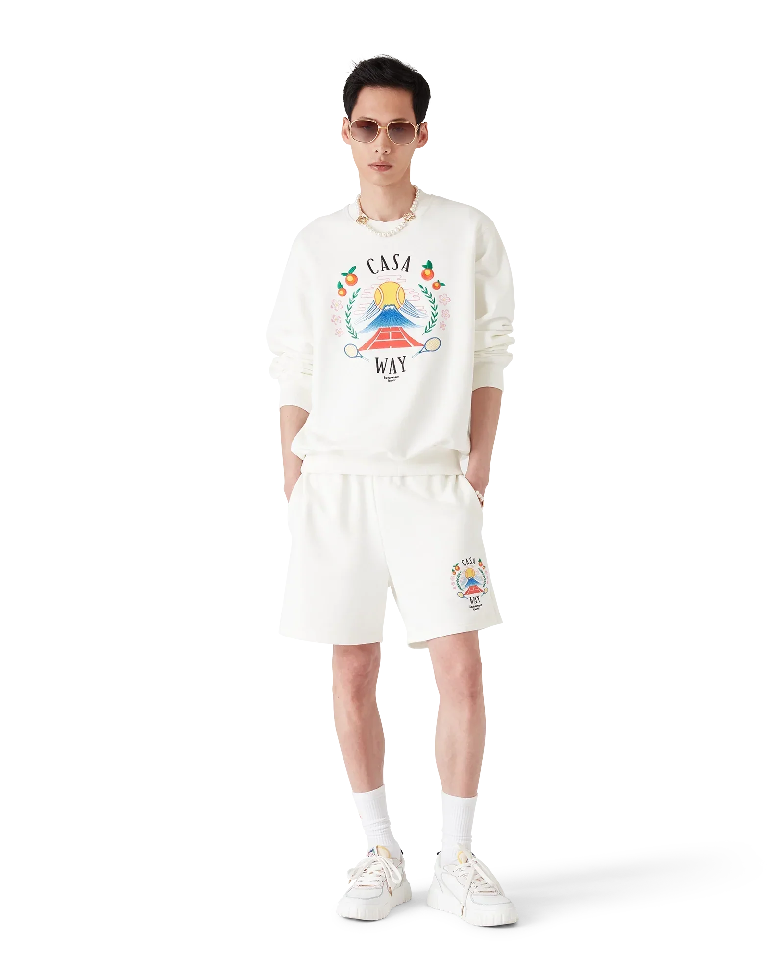 Casa Way Mountain Sweatshorts | Casablanca Paris | Image 2