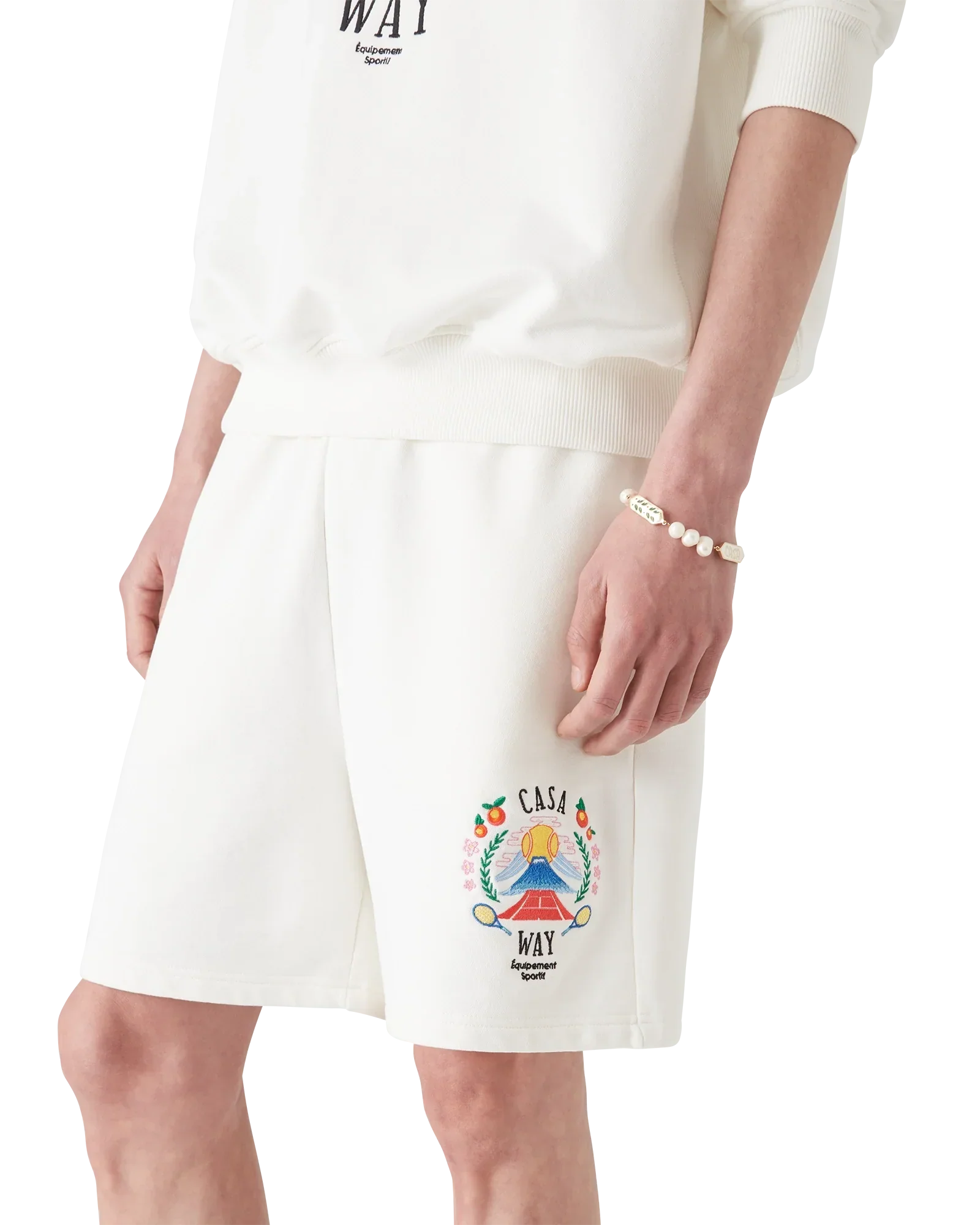 Casa Way Mountain Sweatshorts | Casablanca Paris | Image 4