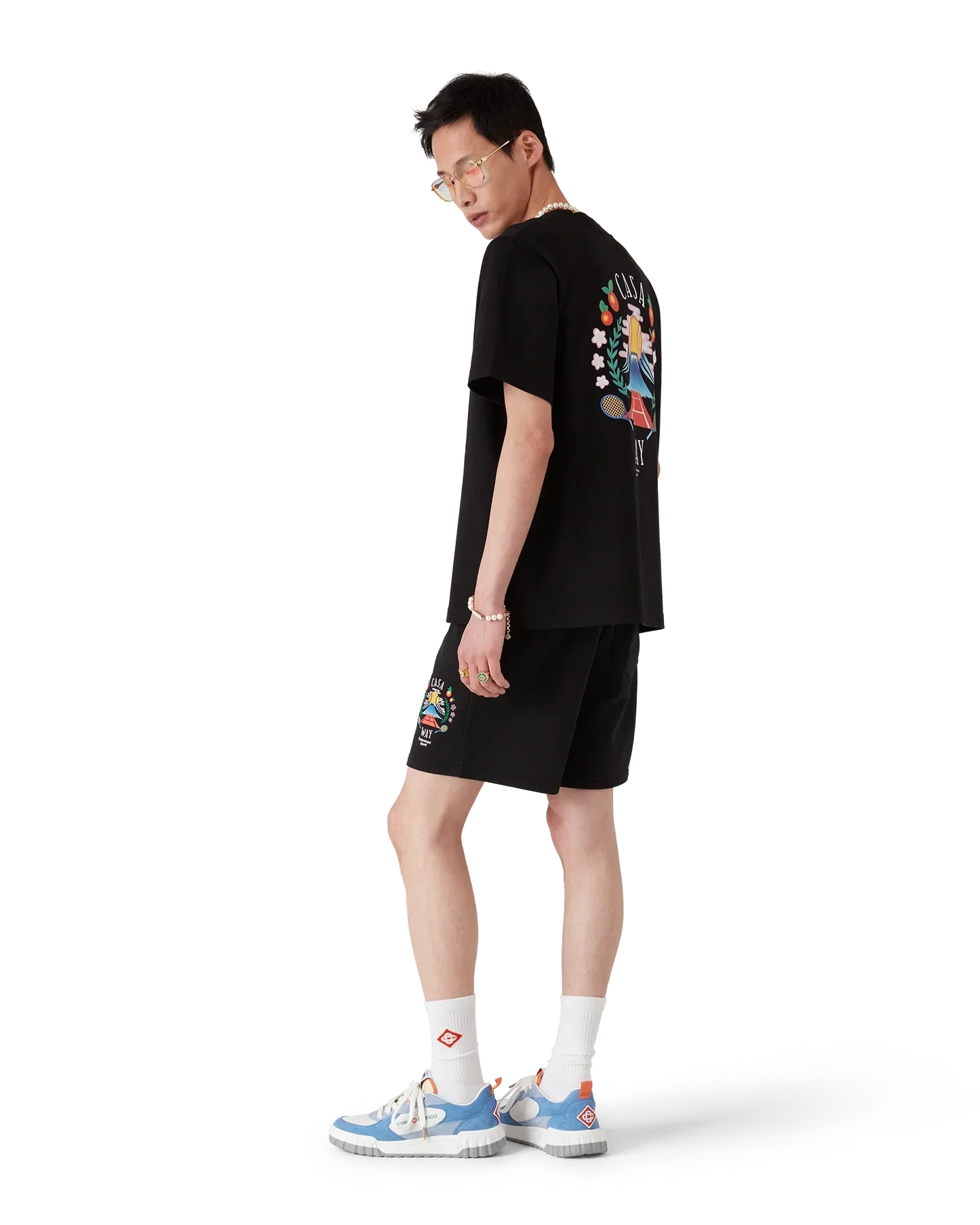 Casa Way Mountain Sweatshorts | Casablanca Paris | Image 3