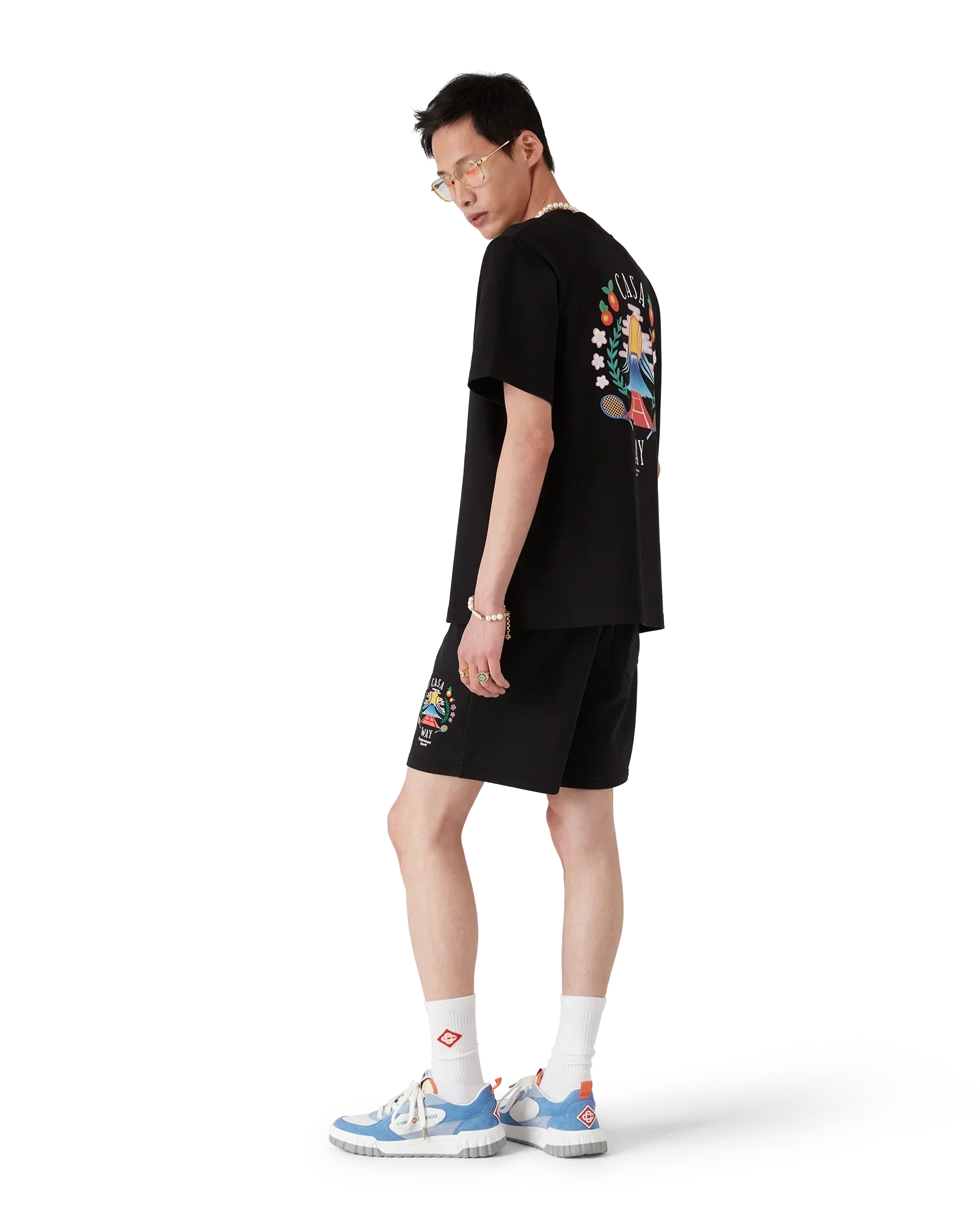 Casa Way Mountain Sweatshorts | Casablanca Paris | Image 3