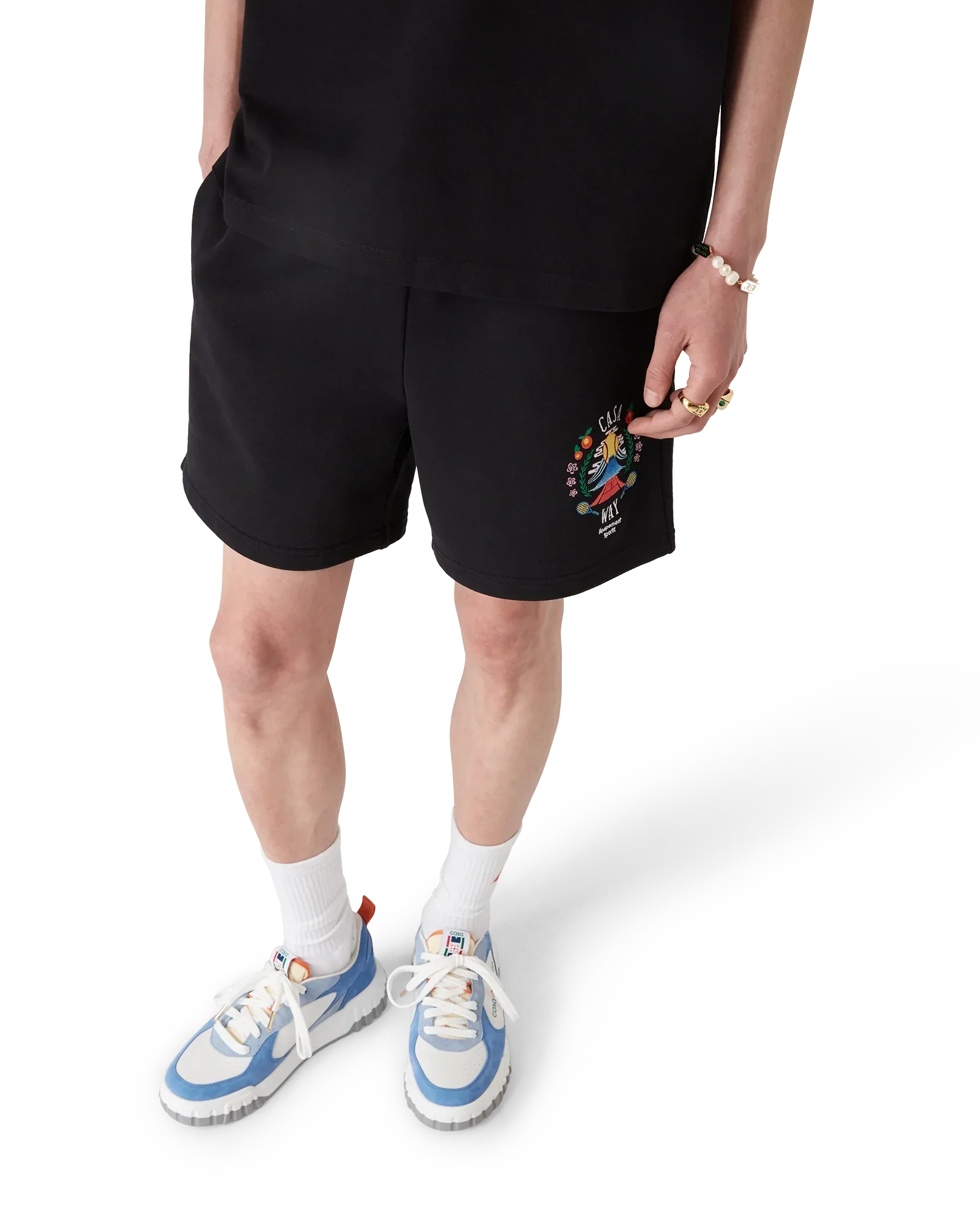 Casa Way Mountain Sweatshorts | Casablanca Paris | Image 4