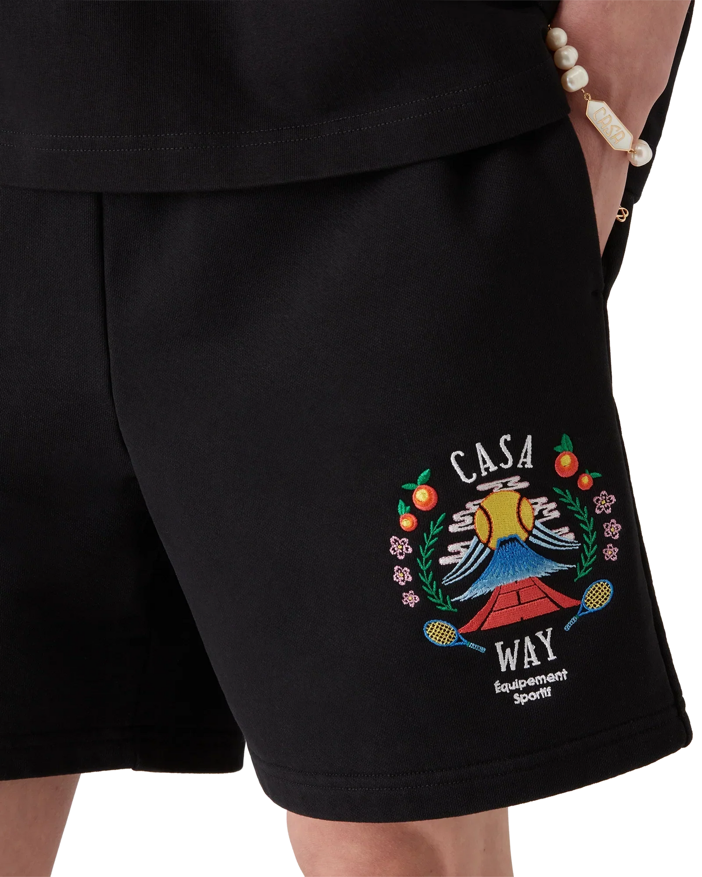 Casa Way Mountain Sweatshorts | Casablanca Paris | Image 5