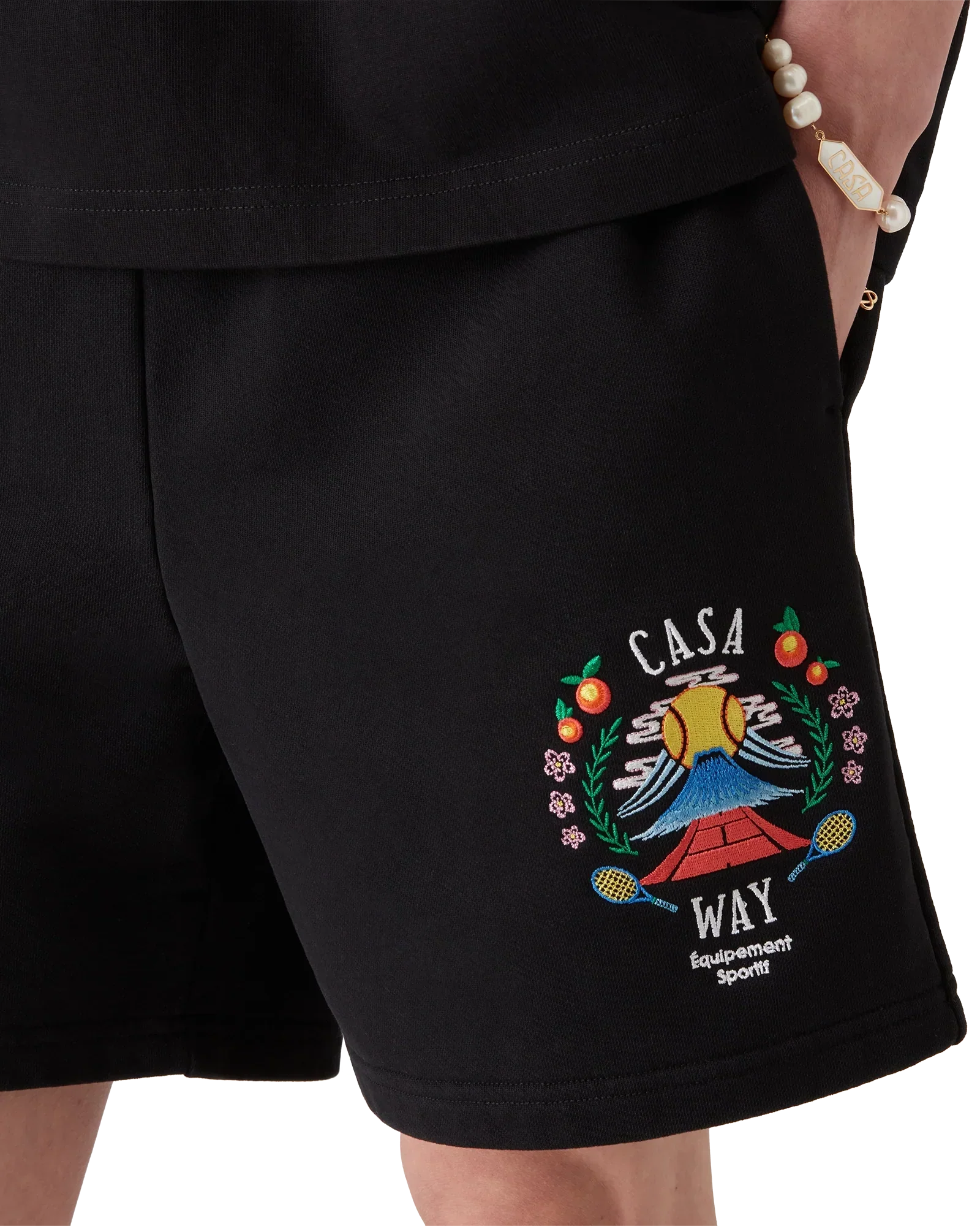 Casa Way Mountain Sweatshorts | Casablanca Paris | Image 5