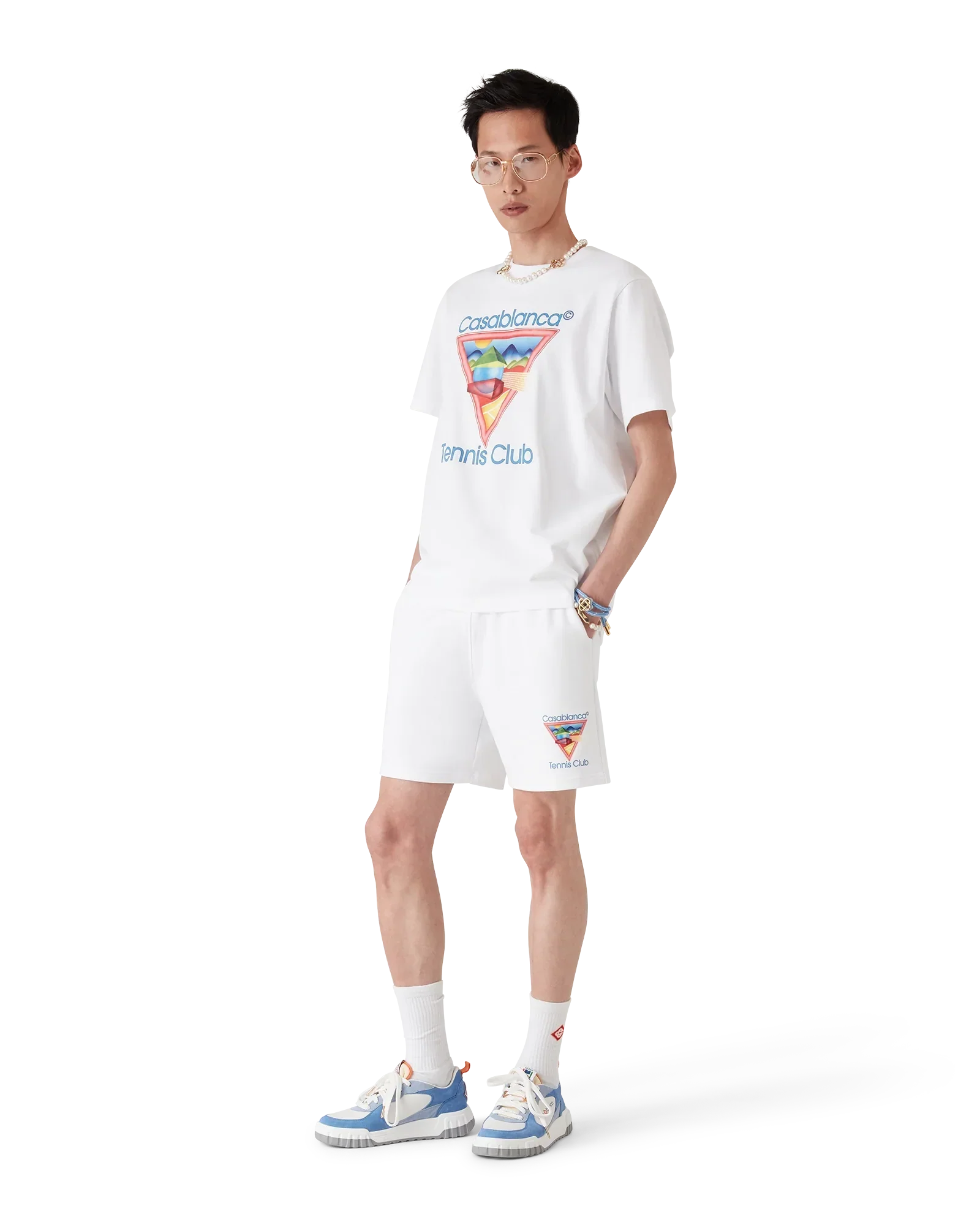 Tennis Club Icon Sweatshorts | Casablanca Paris | Image 2