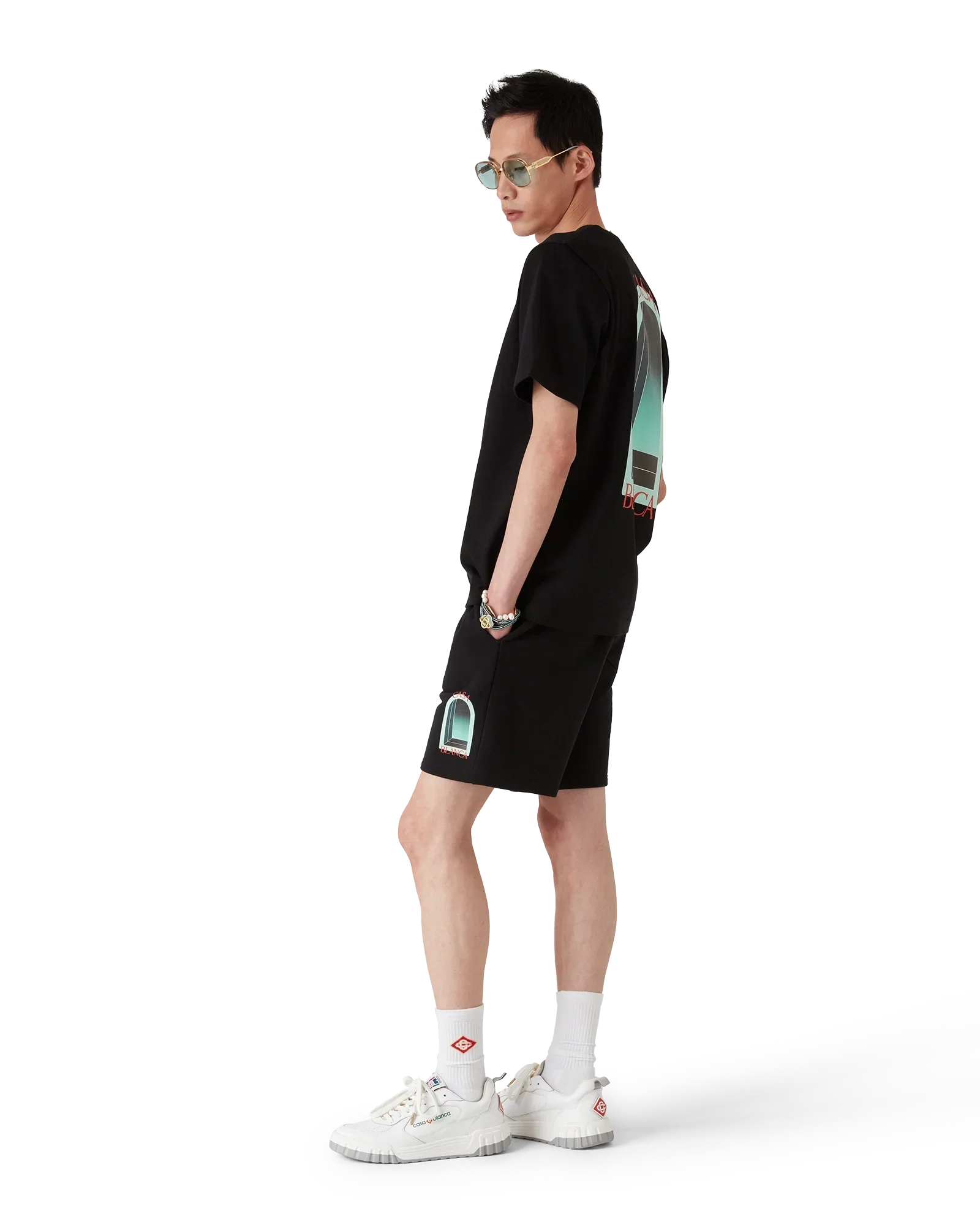 L'Arche Sweatshorts | Casablanca Paris | Image 3