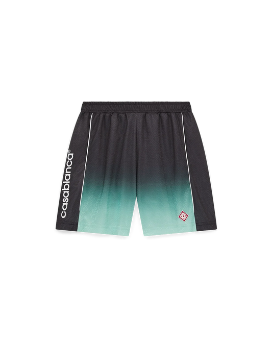 Gradient Monogram Jacquard Football Shorts | Casablanca Paris | Image 1