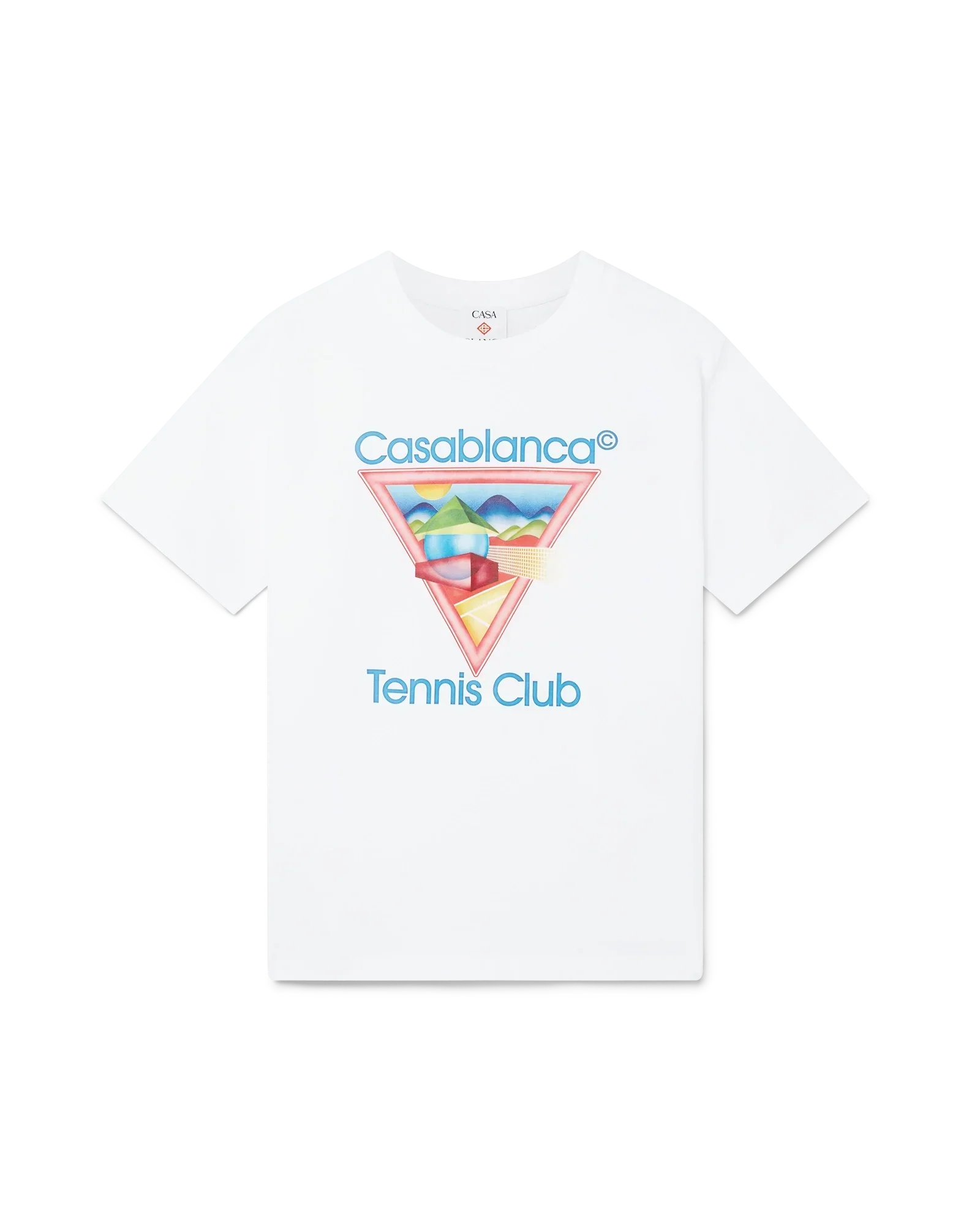 Tennis Club Icon Short Sleeve T-Shirt | Casablanca Paris | Image 1