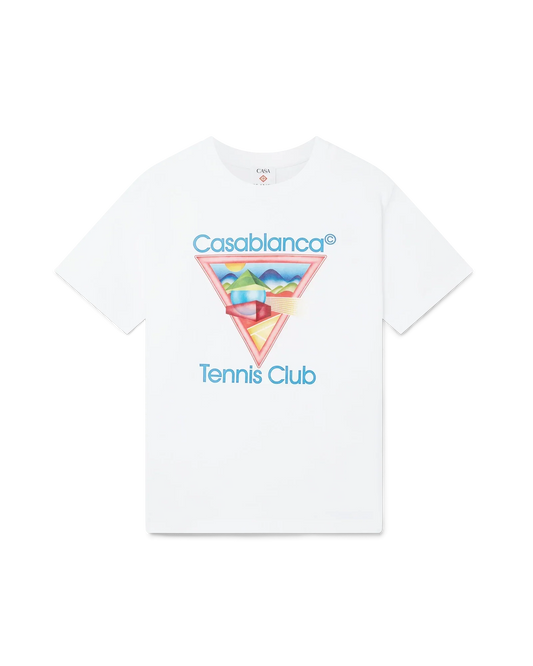 Tennis Club Icon Short Sleeve T-Shirt | Casablanca Paris | Image 1