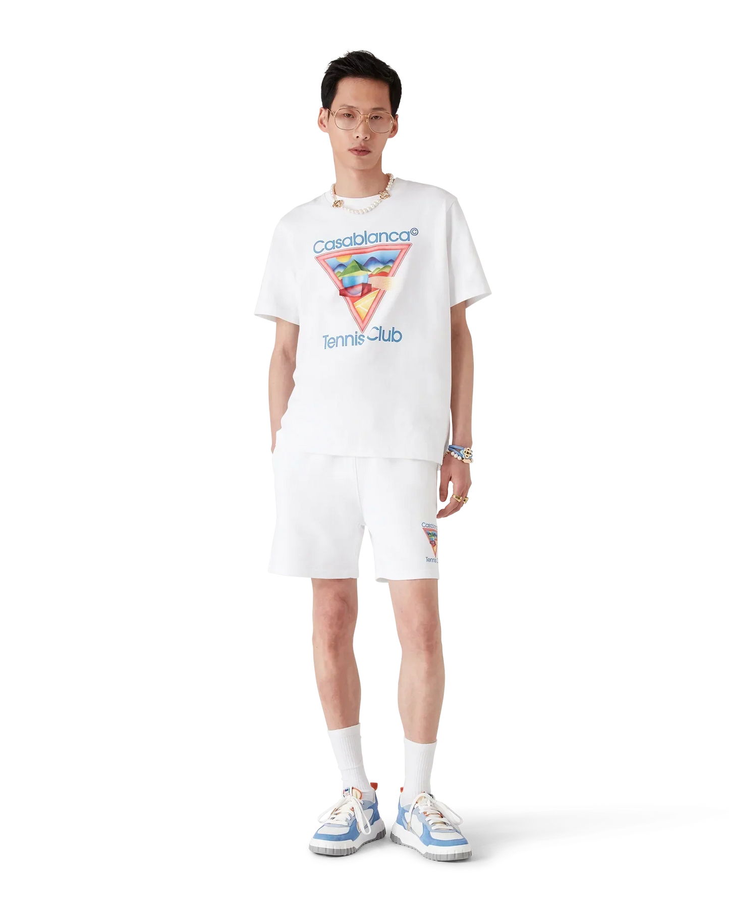 Tennis Club Icon Short Sleeve T-Shirt | Casablanca Paris | Image 2