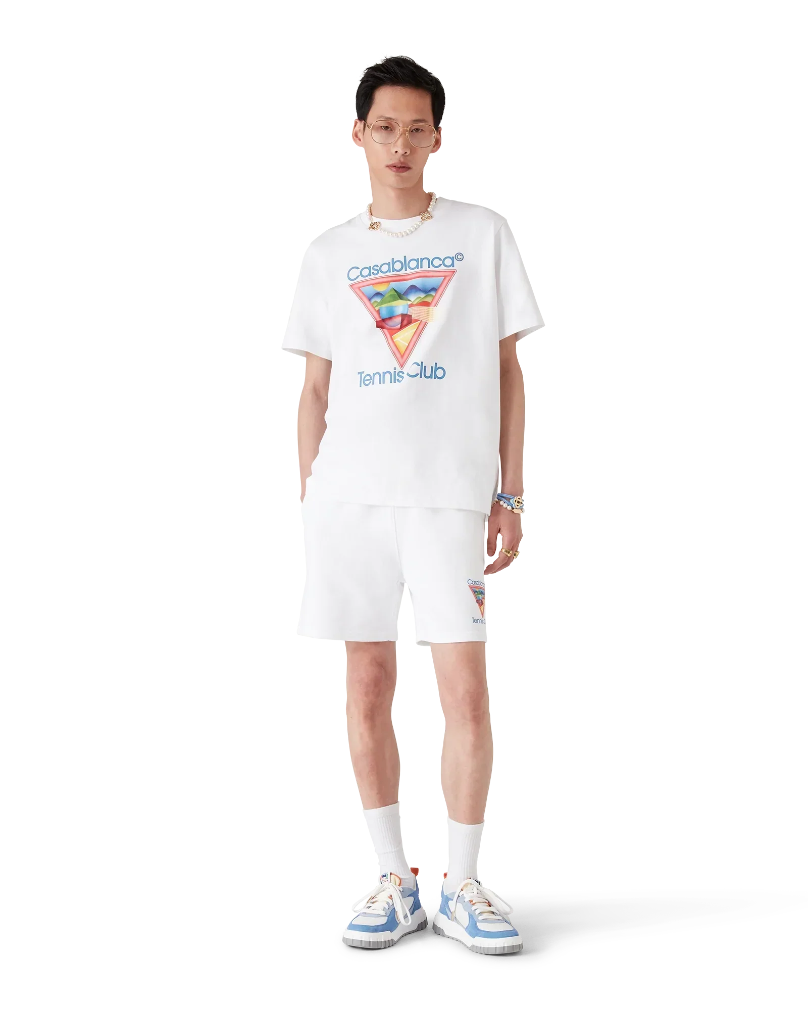Tennis Club Icon Short Sleeve T-Shirt | Casablanca Paris | Image 2