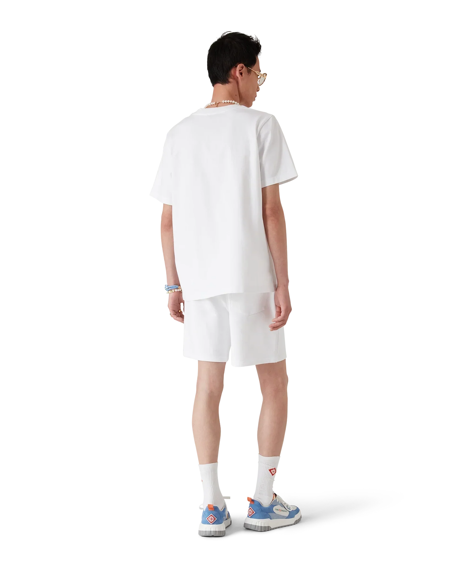Tennis Club Icon Short Sleeve T-Shirt | Casablanca Paris | Image 3