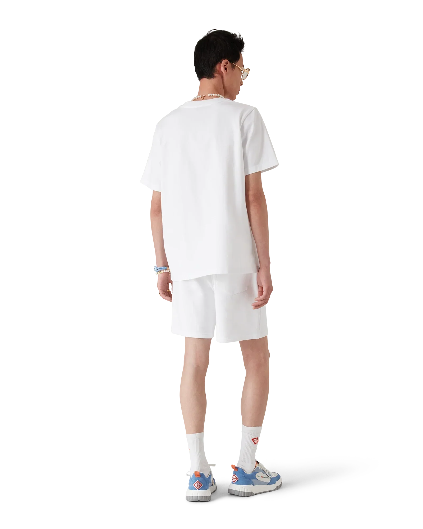 Tennis Club Icon Short Sleeve T-Shirt | Casablanca Paris | Image 3