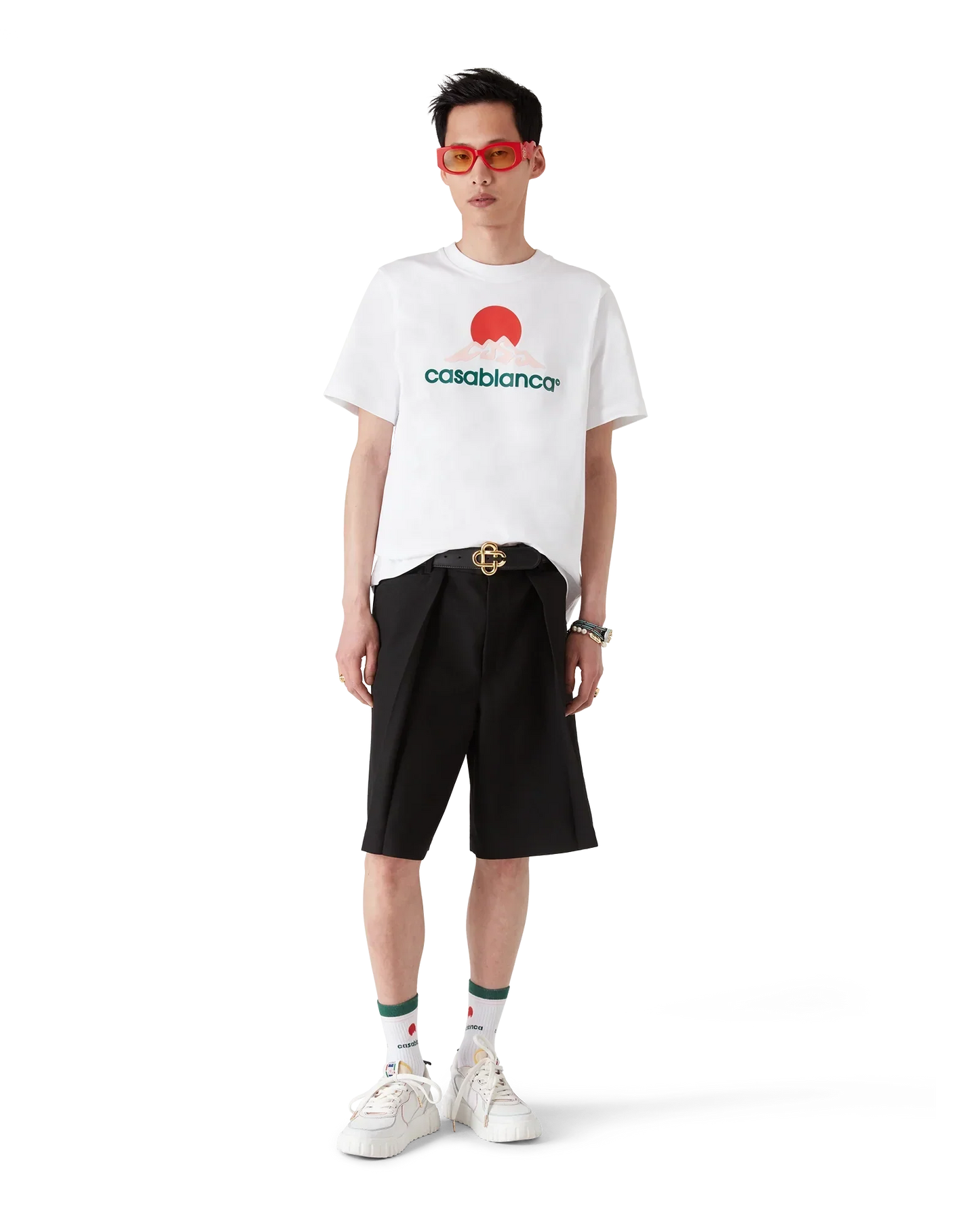 Montagne Short Sleeve T-Shirt | Casablanca Paris | Image 2