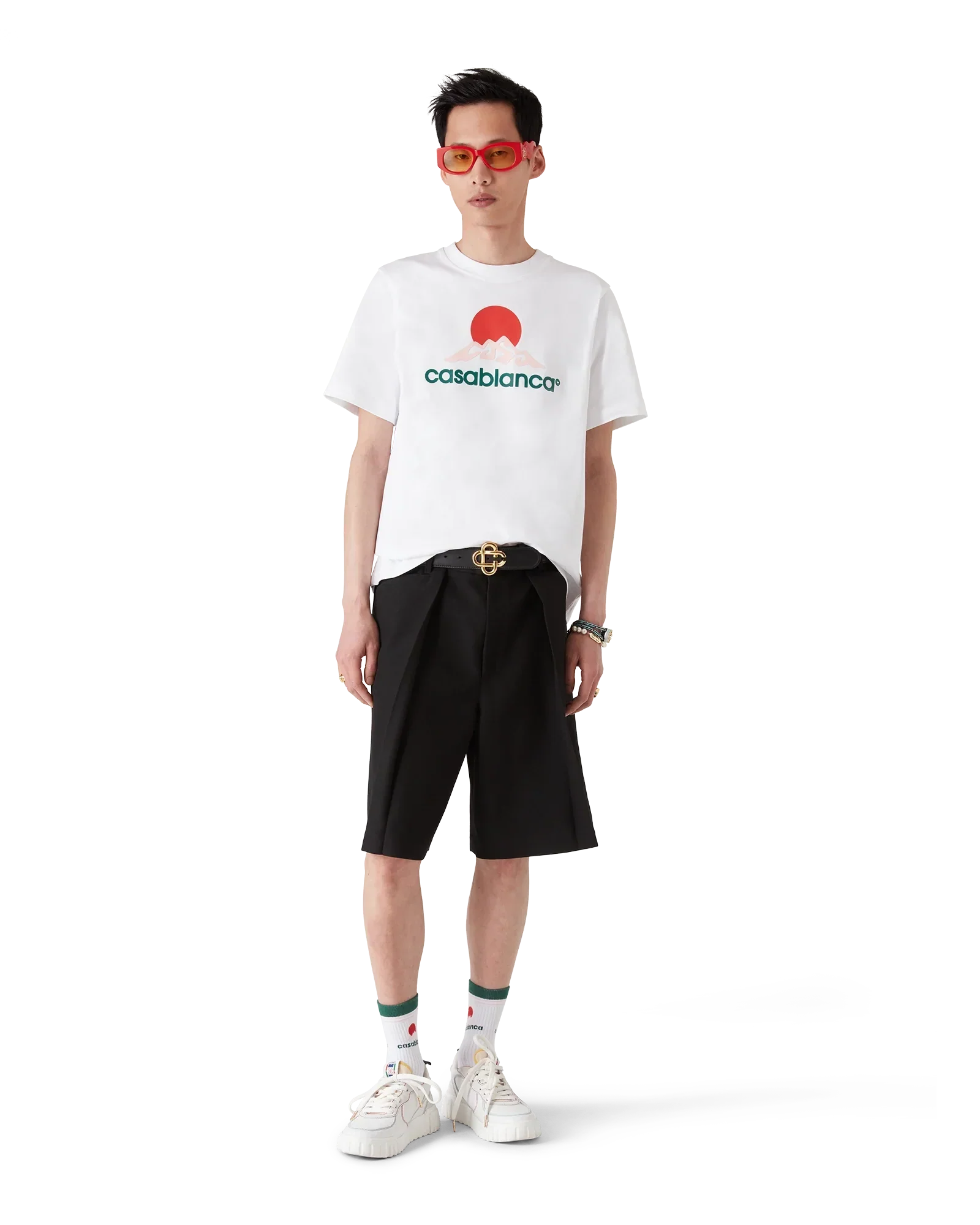 Montagne Short Sleeve T-Shirt | Casablanca Paris | Image 2