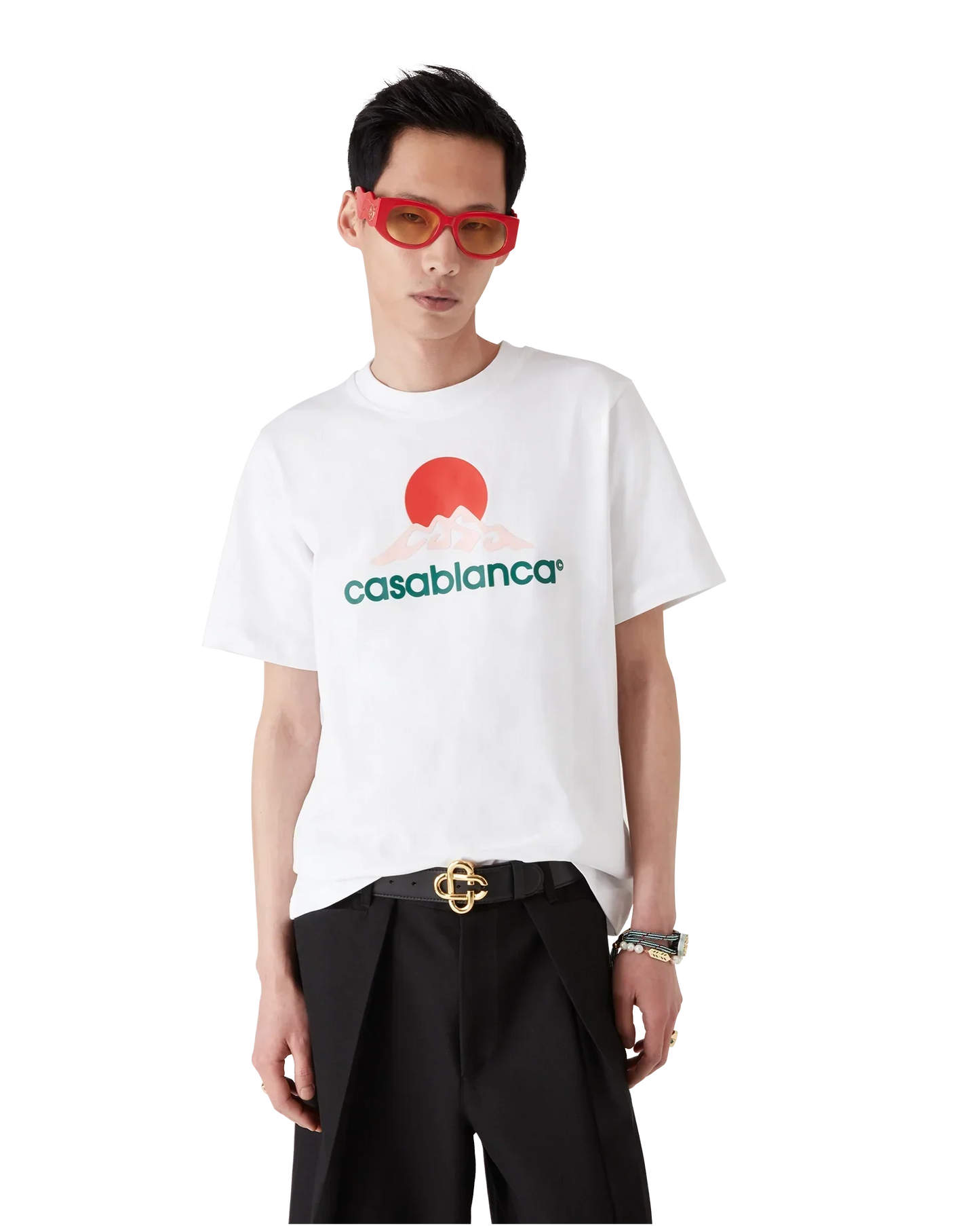 Montagne Short Sleeve T-Shirt | Casablanca Paris | Image 4