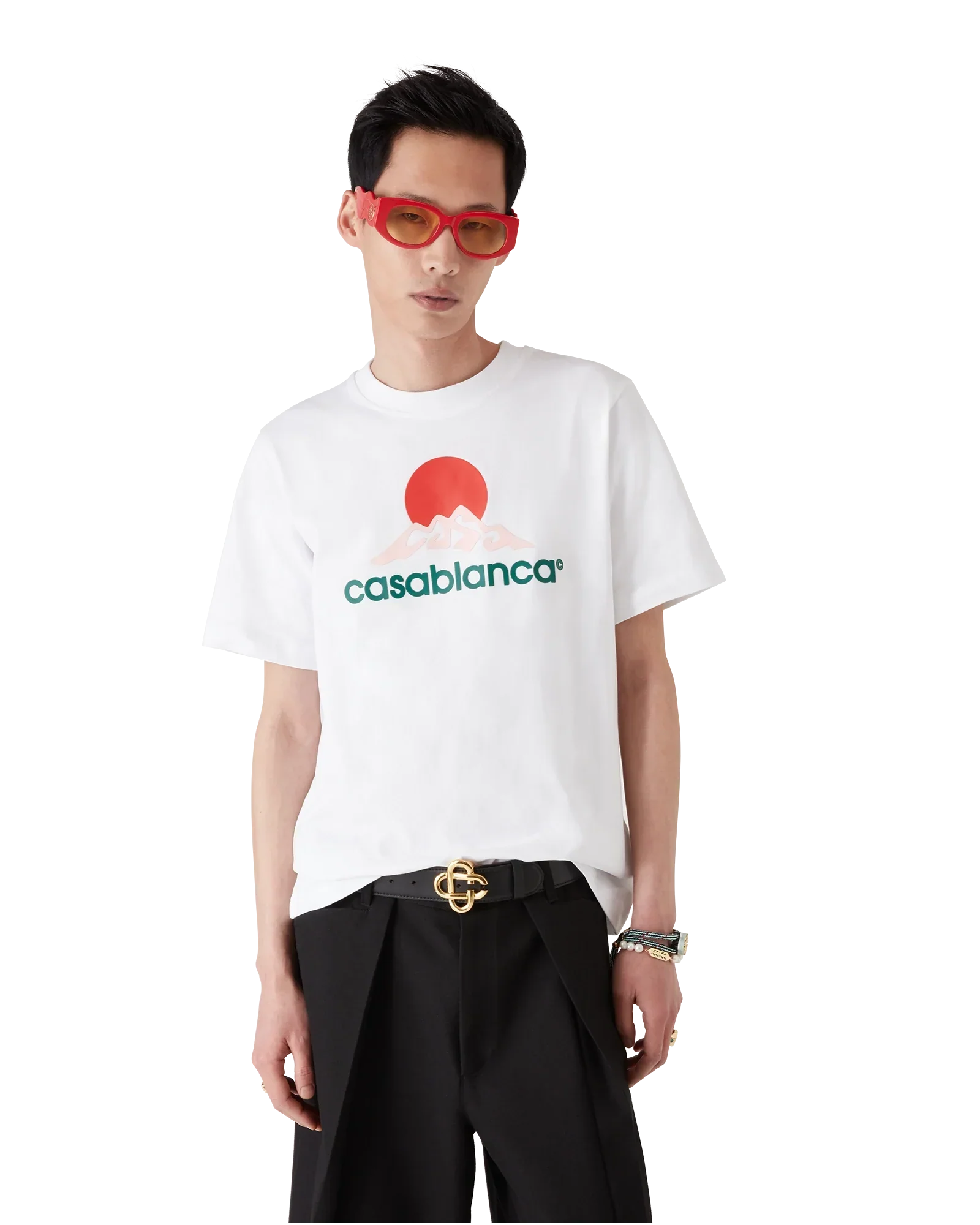 Montagne Short Sleeve T-Shirt | Casablanca Paris | Image 4