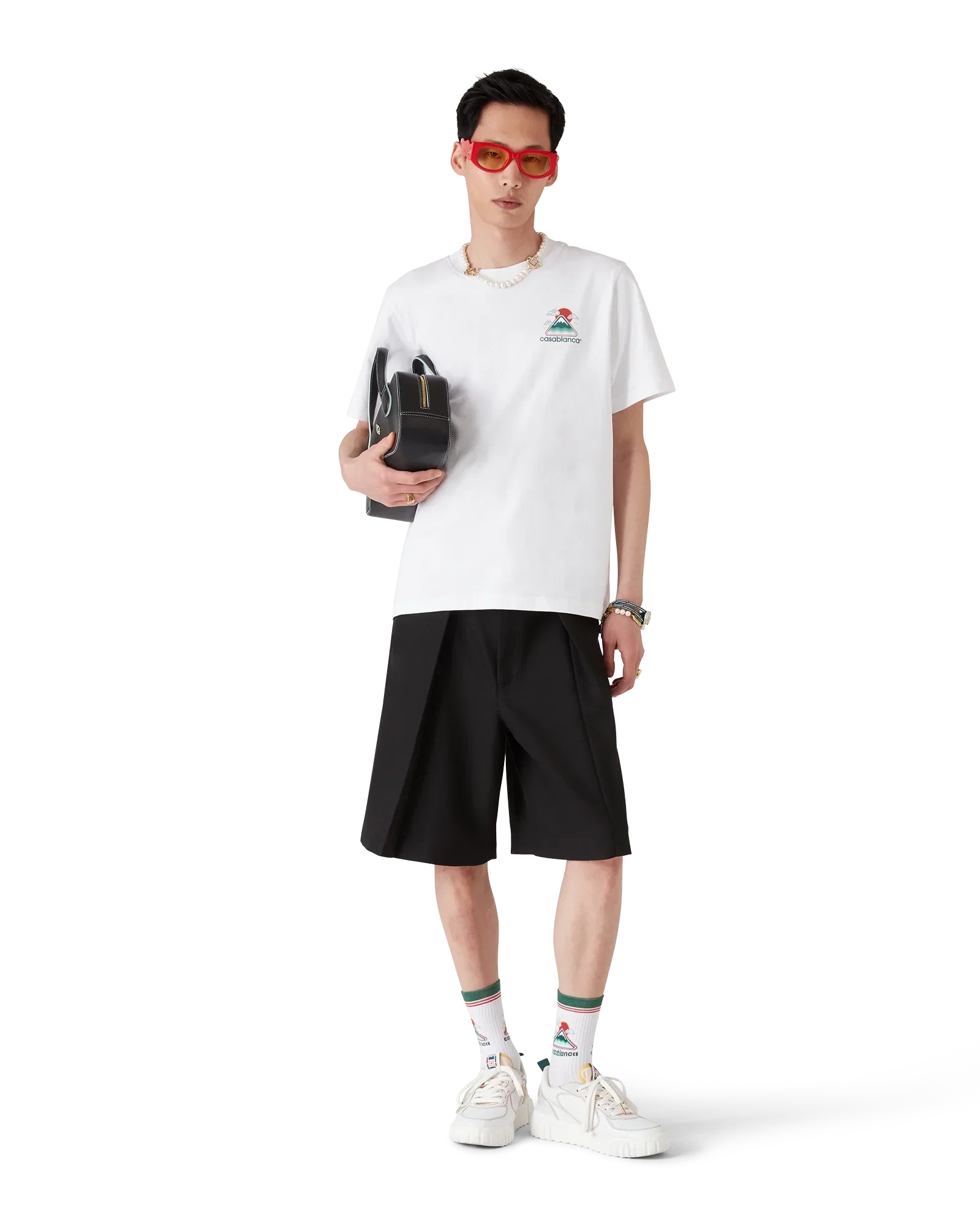 Montagne Ondulee Short Sleeve T-Shirt | Casablanca Paris | Image 2