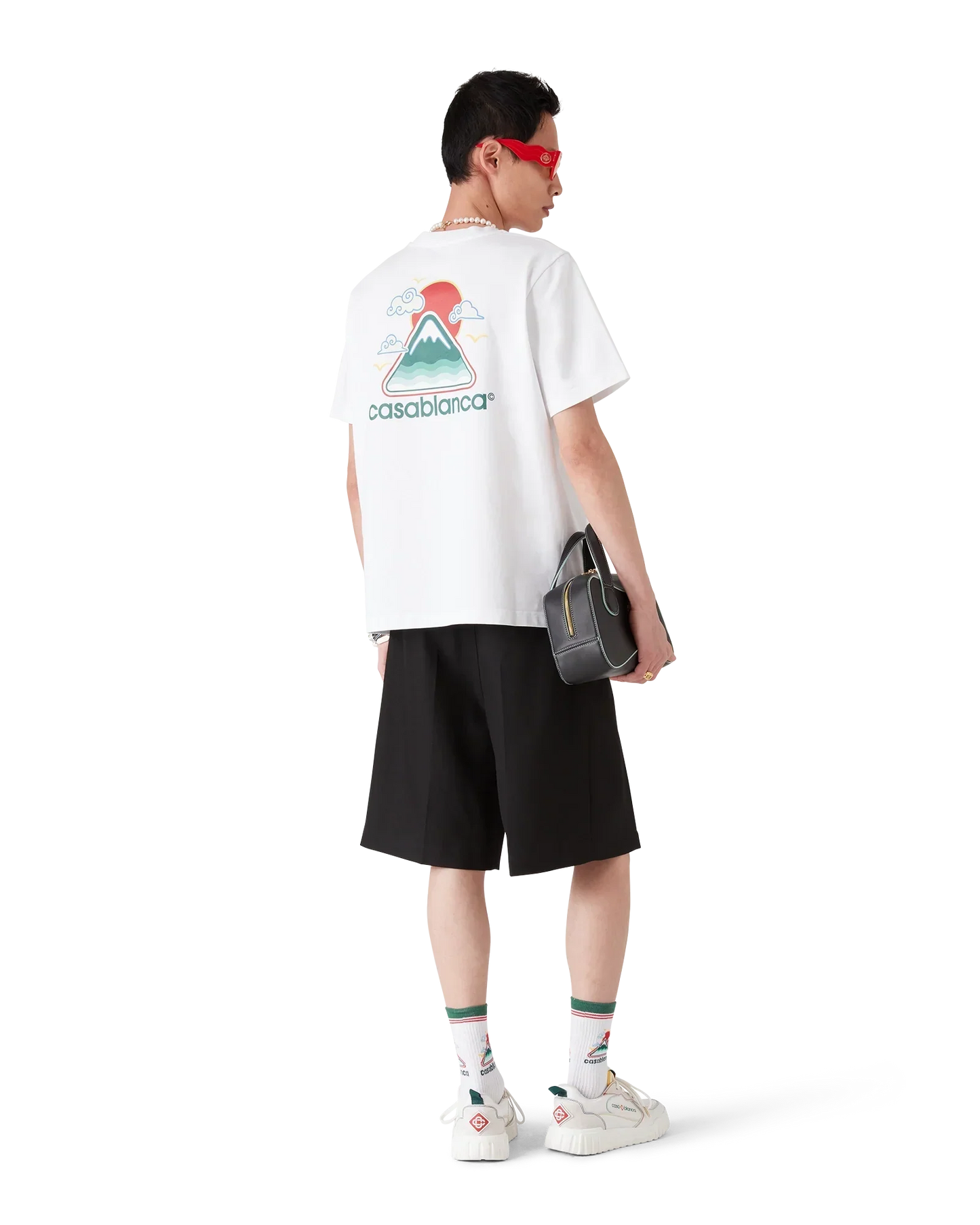 Montagne Ondulee Short Sleeve T-Shirt | Casablanca Paris | Image 3