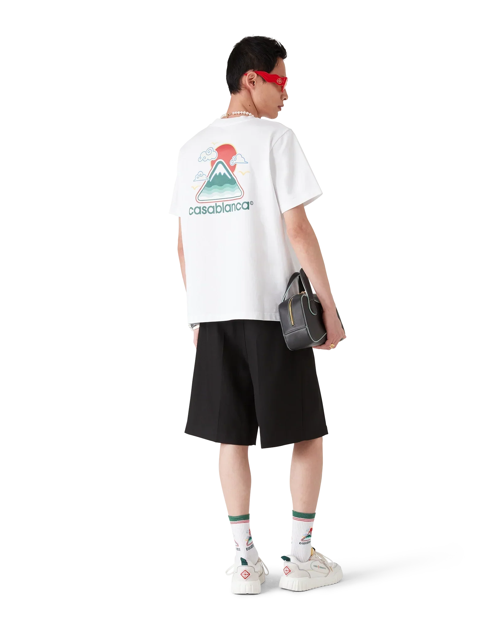 Montagne Ondulee Short Sleeve T-Shirt | Casablanca Paris | Image 3