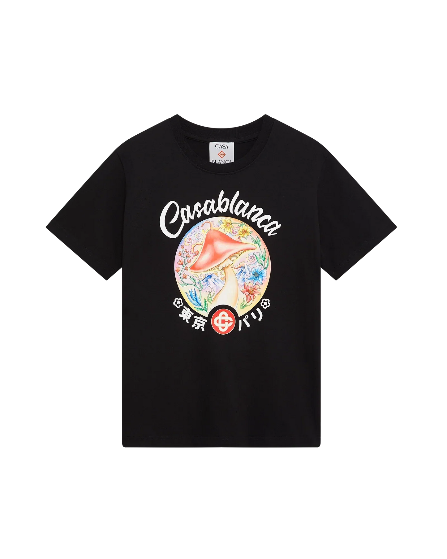 Mushroom Emblem Short Sleeve T-Shirt | Casablanca Paris | Image 1