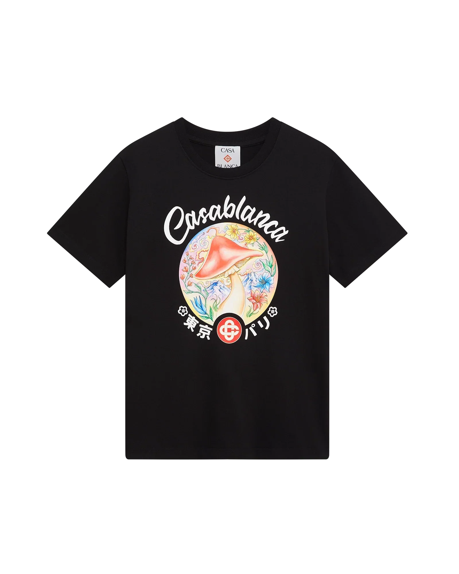Mushroom Emblem Short Sleeve T-Shirt | Casablanca Paris | Image 1
