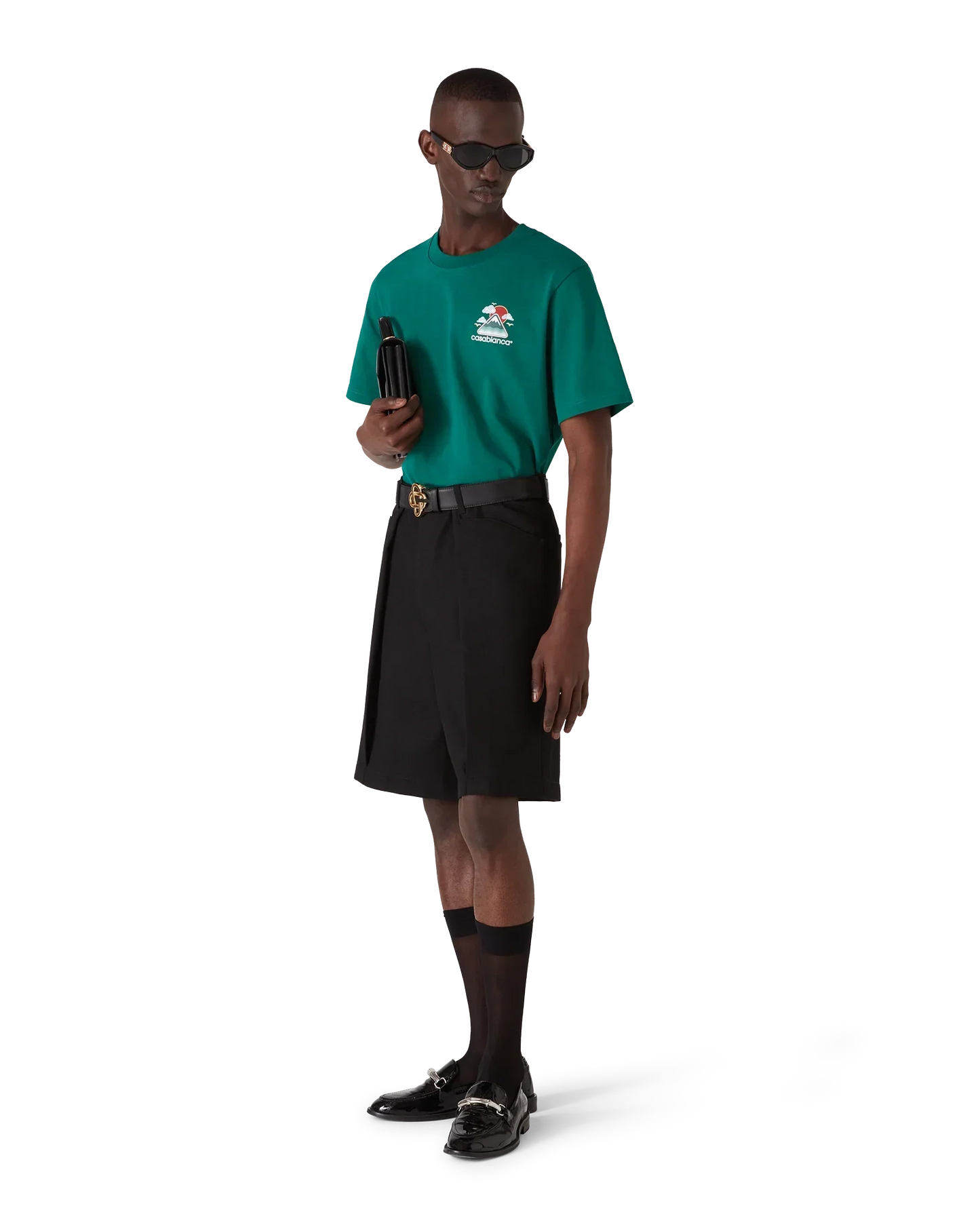 Montagne Ondulee Short Sleeve T-Shirt | Casablanca Paris | Image 2