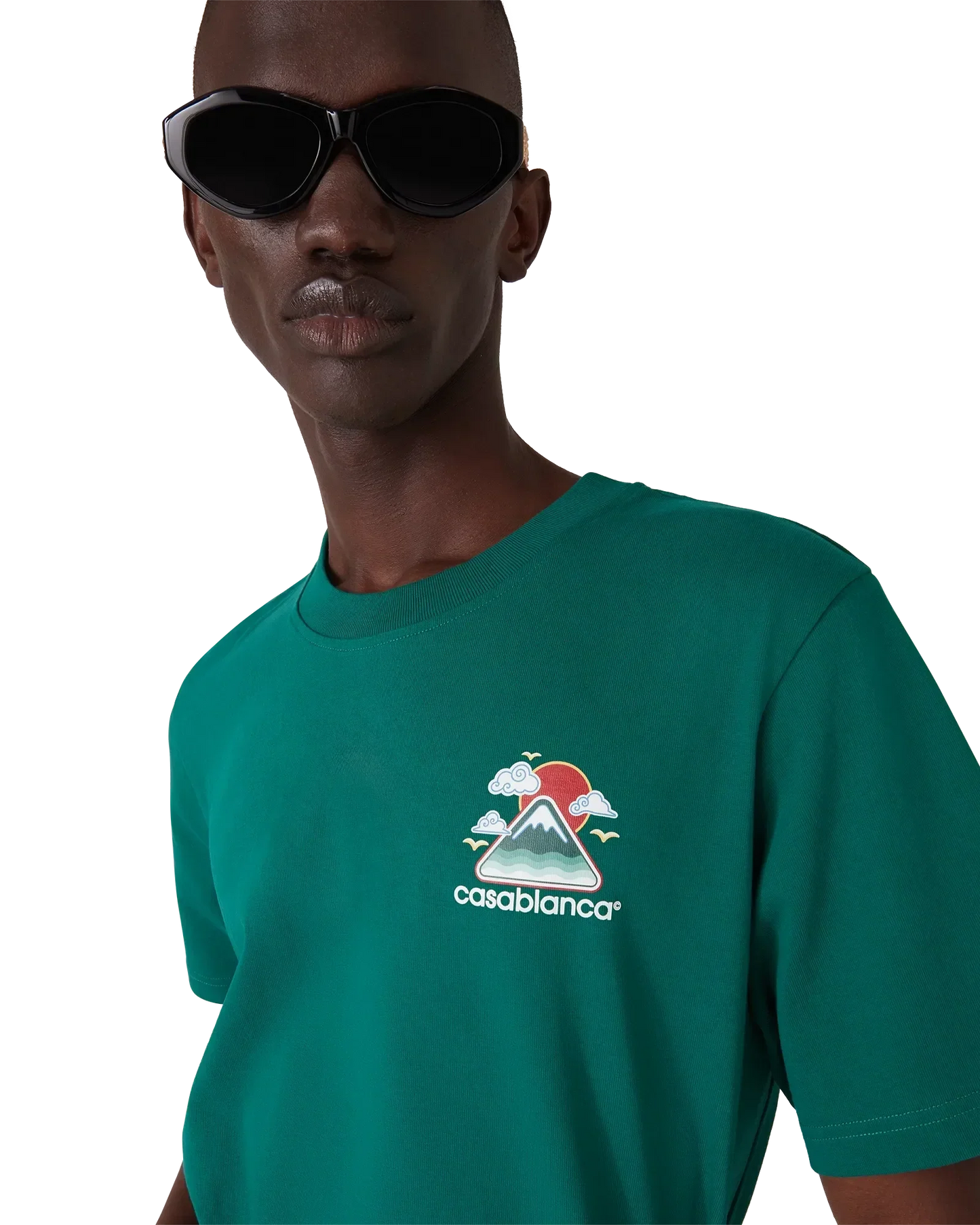 Montagne Ondulee Short Sleeve T-Shirt | Casablanca Paris | Image 5