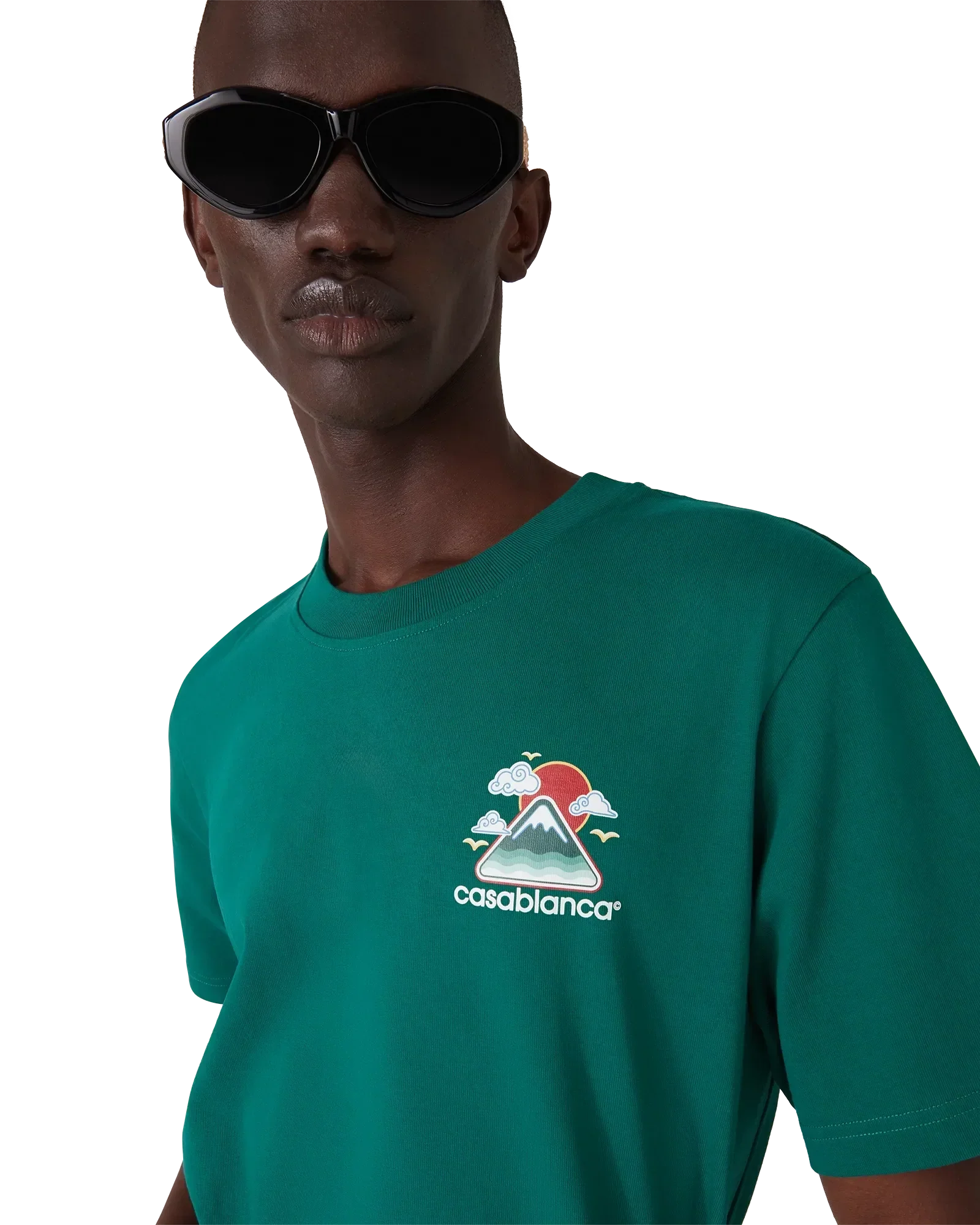 Montagne Ondulee Short Sleeve T-Shirt | Casablanca Paris | Image 5