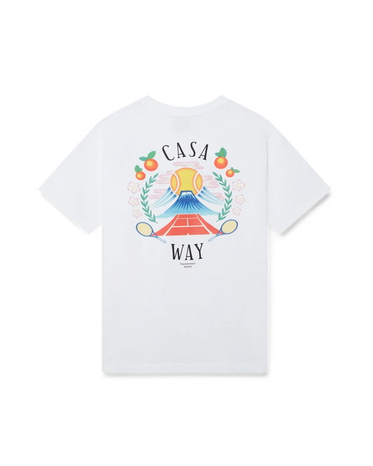 Casa Way Mountain Short Sleeve T-Shirt | Casablanca Paris | Image 1