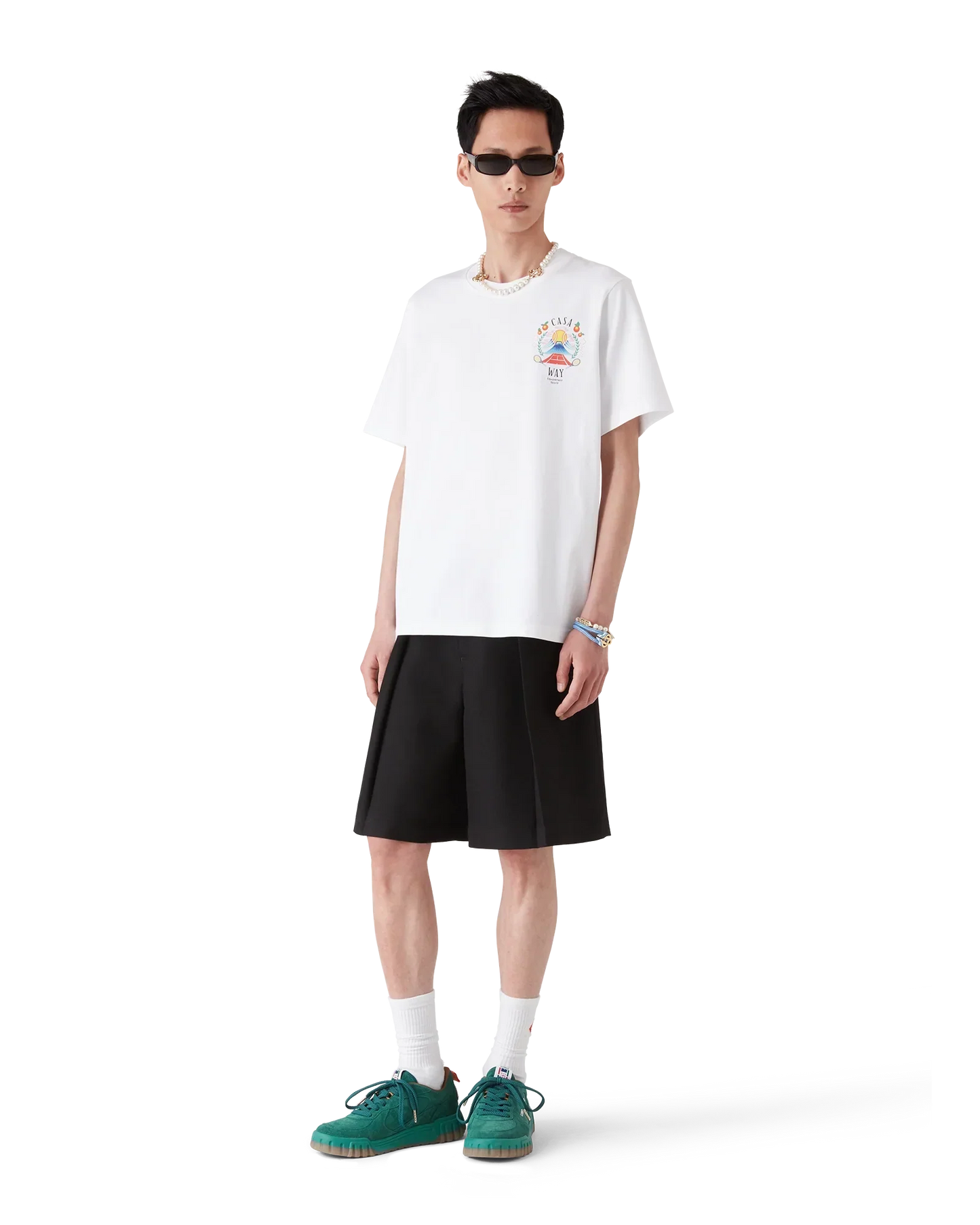 Casa Way Mountain Short Sleeve T-Shirt | Casablanca Paris | Image 2