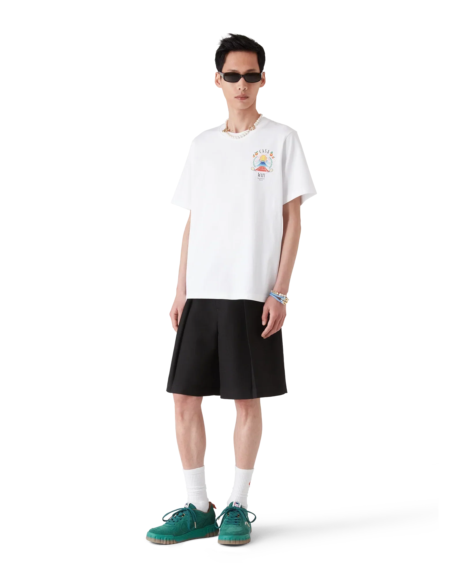 Casa Way Mountain Short Sleeve T-Shirt | Casablanca Paris | Image 2