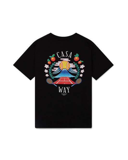 Casa Way Mountain Short Sleeve T-Shirt | Casablanca Paris | Image 1