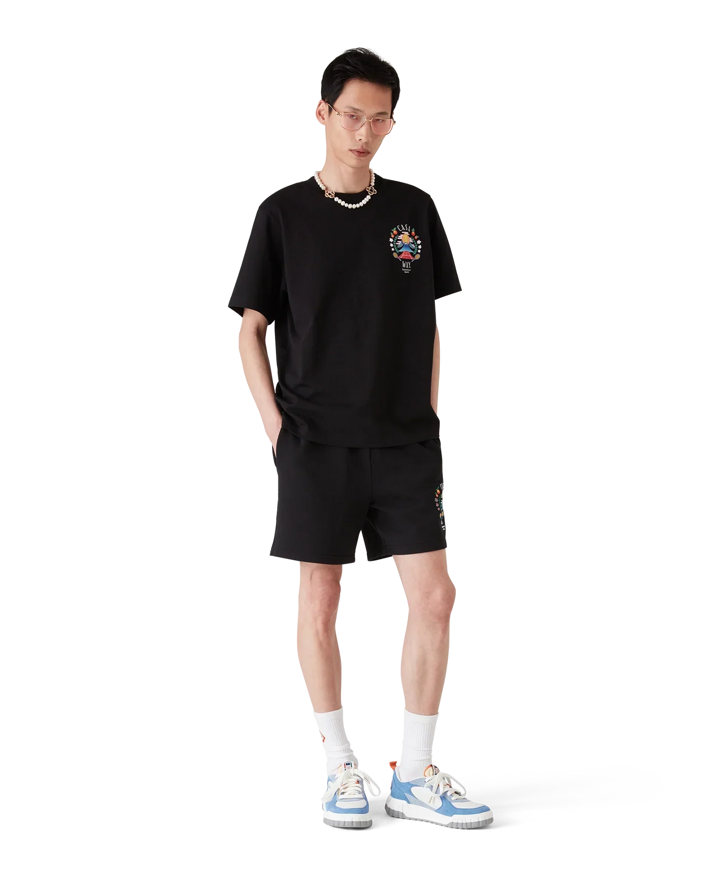 Casa Way Mountain Short Sleeve T-Shirt | Casablanca Paris | Image 2