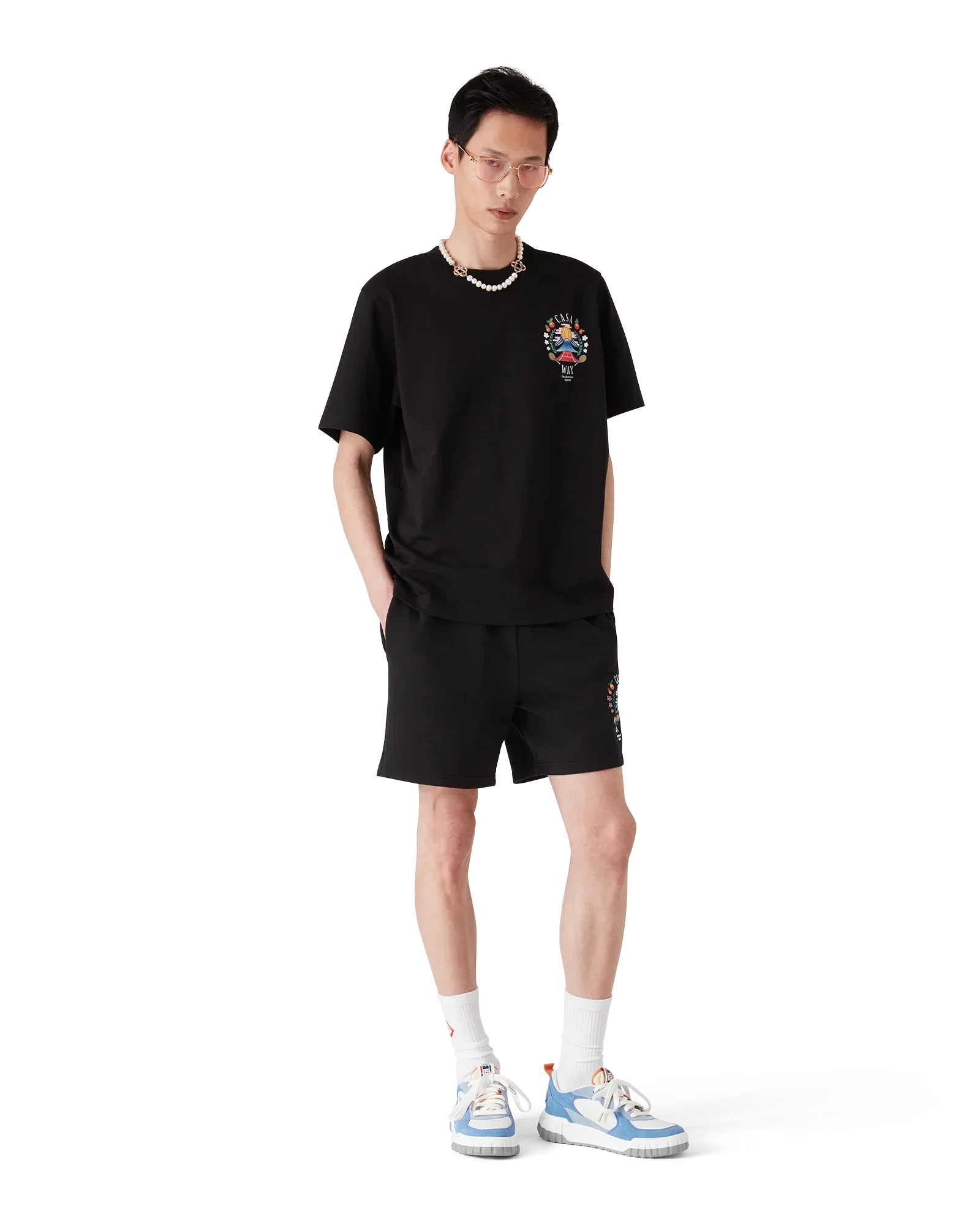 Casa Way Mountain Short Sleeve T-Shirt | Casablanca Paris | Image 2