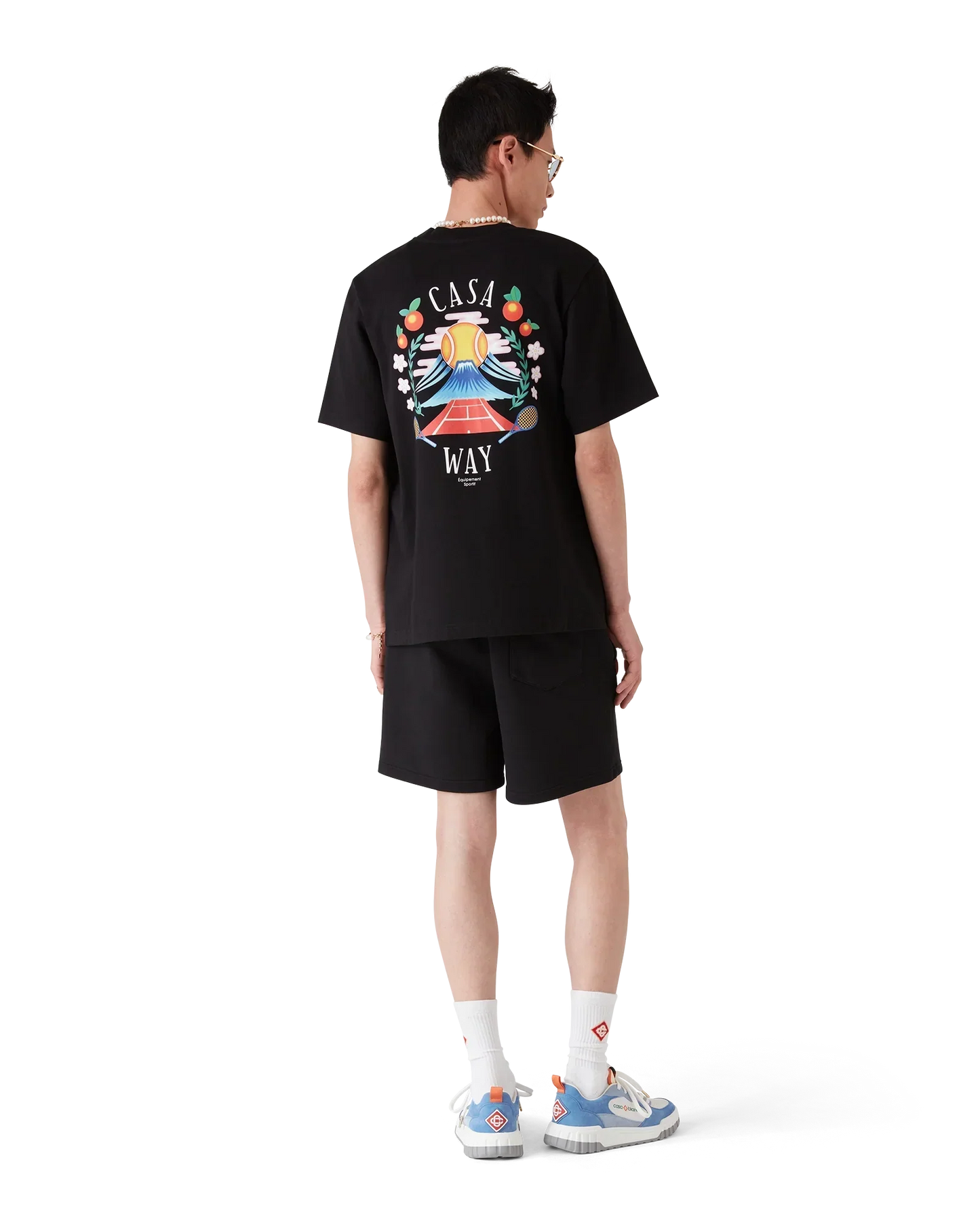 Casa Way Mountain Short Sleeve T-Shirt | Casablanca Paris | Image 3