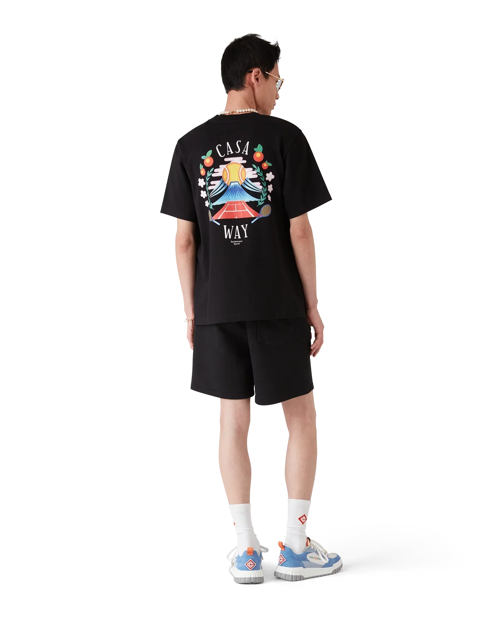 Casa Way Mountain Short Sleeve T-Shirt | Casablanca Paris | Image 3