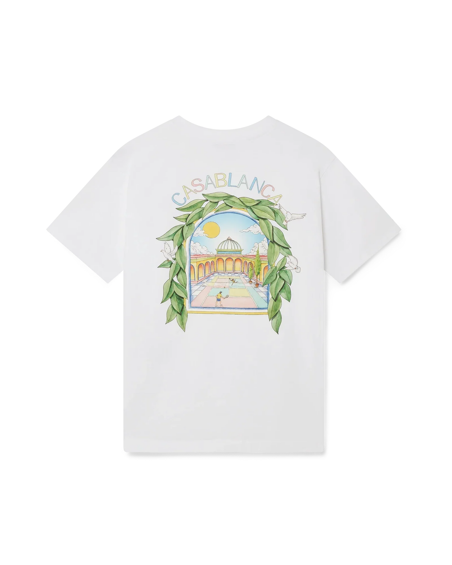 L'Arche De Tennis Short Sleeve T-Shirt | Casablanca Paris | Image 1