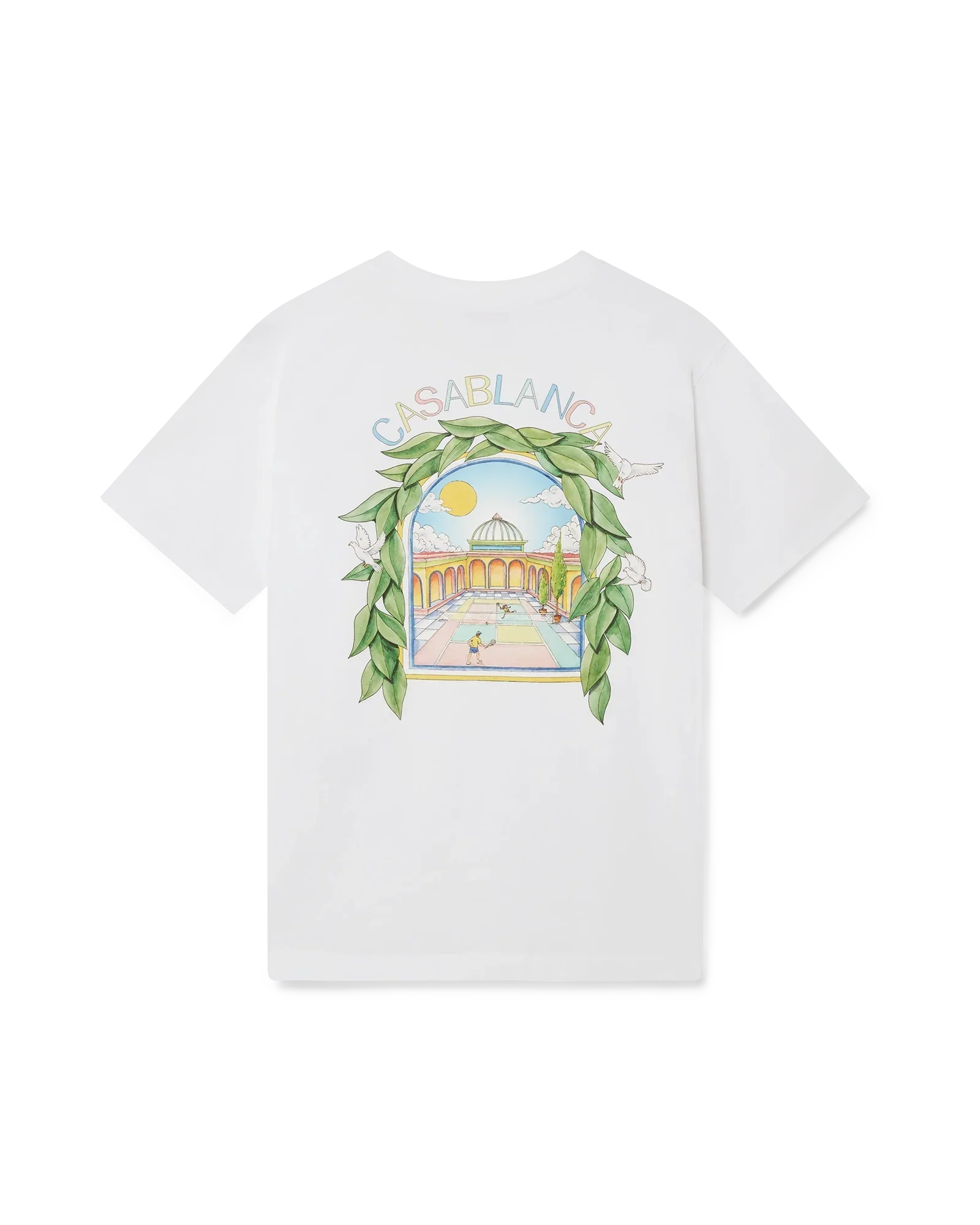 L'Arche De Tennis Short Sleeve T-Shirt | Casablanca Paris | Image 1