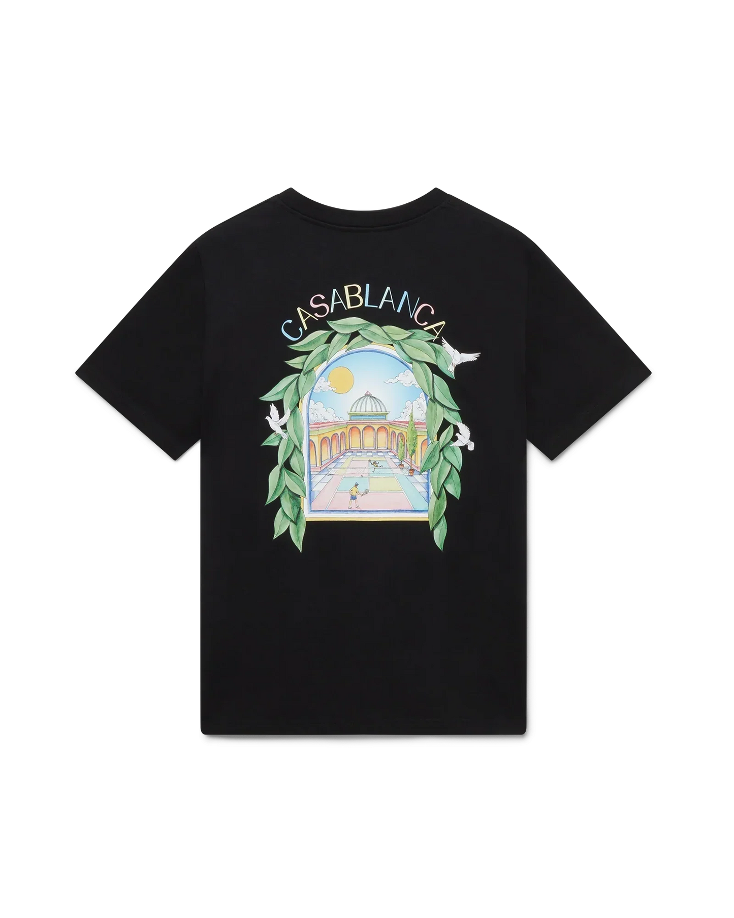 L'Arche De Tennis Short Sleeve T-Shirt | Casablanca Paris | Image 1
