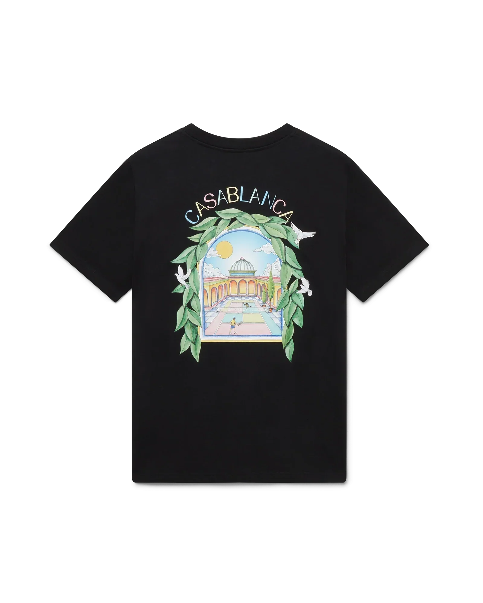 L'Arche De Tennis Short Sleeve T-Shirt | Casablanca Paris | Image 1