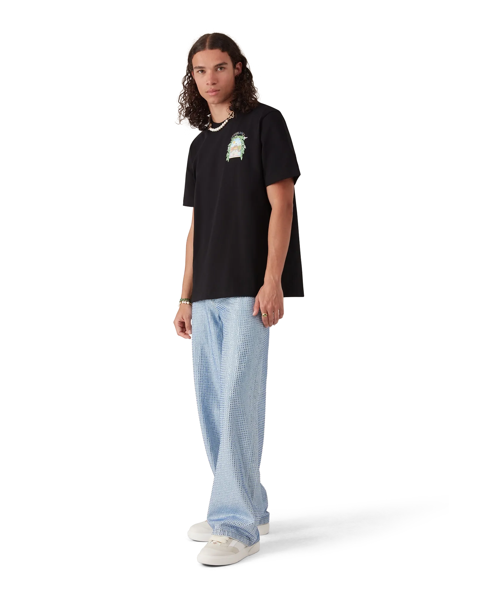 L'Arche De Tennis Short Sleeve T-Shirt | Casablanca Paris | Image 2