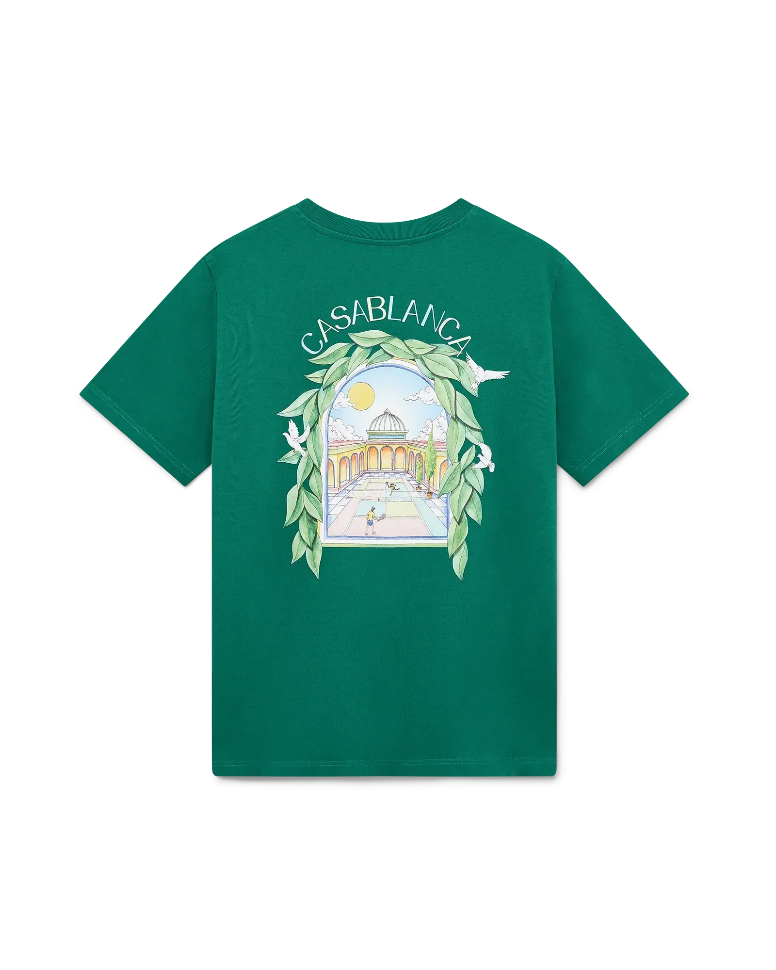 L'Arche De Tennis Short Sleeve T-Shirt | Casablanca Paris | Image 1