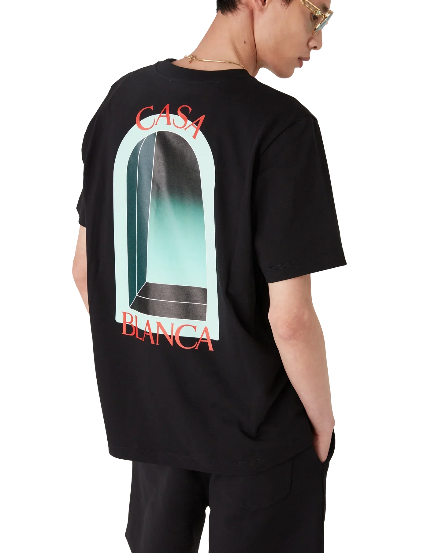 L'Arche Short Sleeve T-Shirt | Casablanca Paris | Image 4