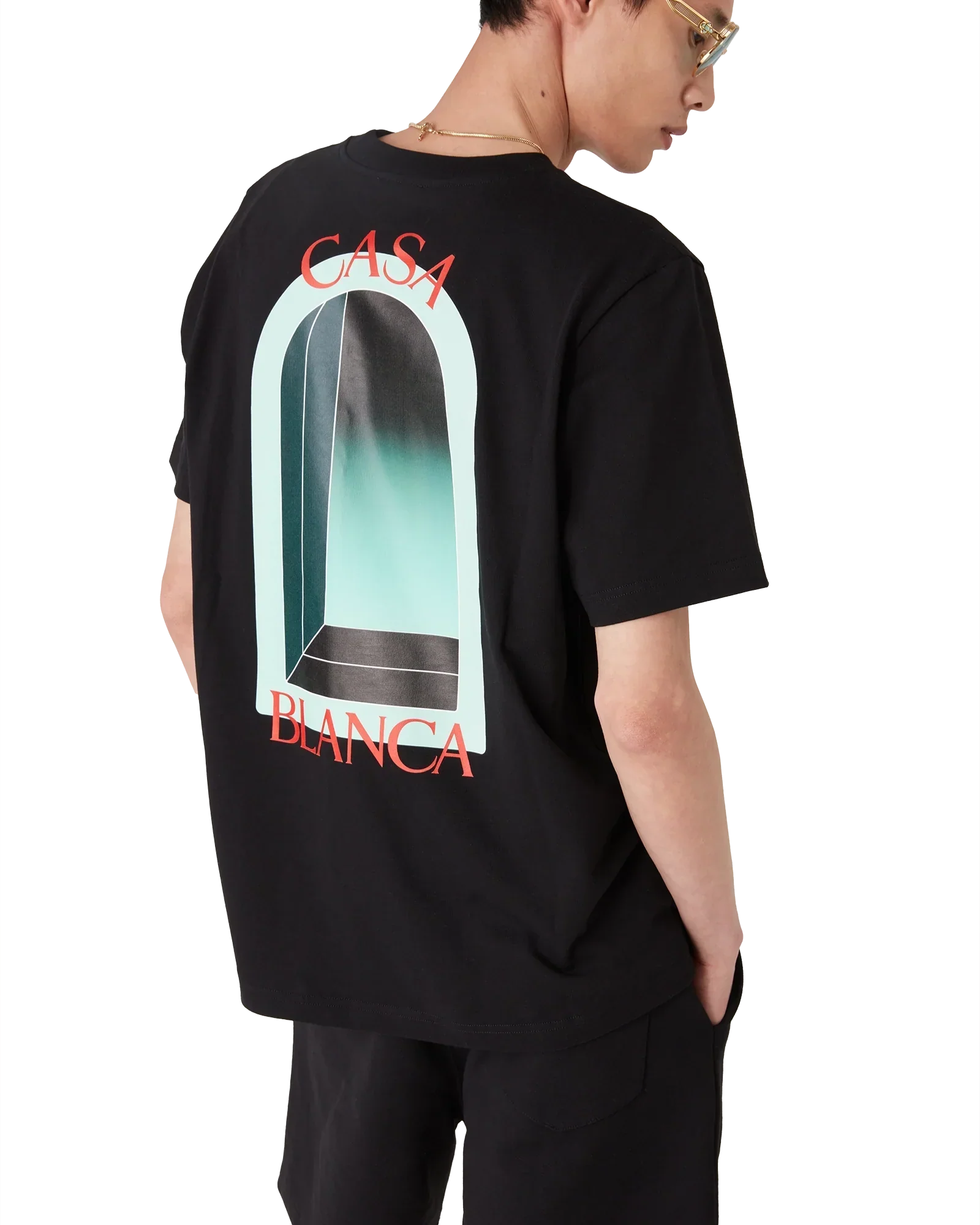 L'Arche Short Sleeve T-Shirt | Casablanca Paris | Image 4